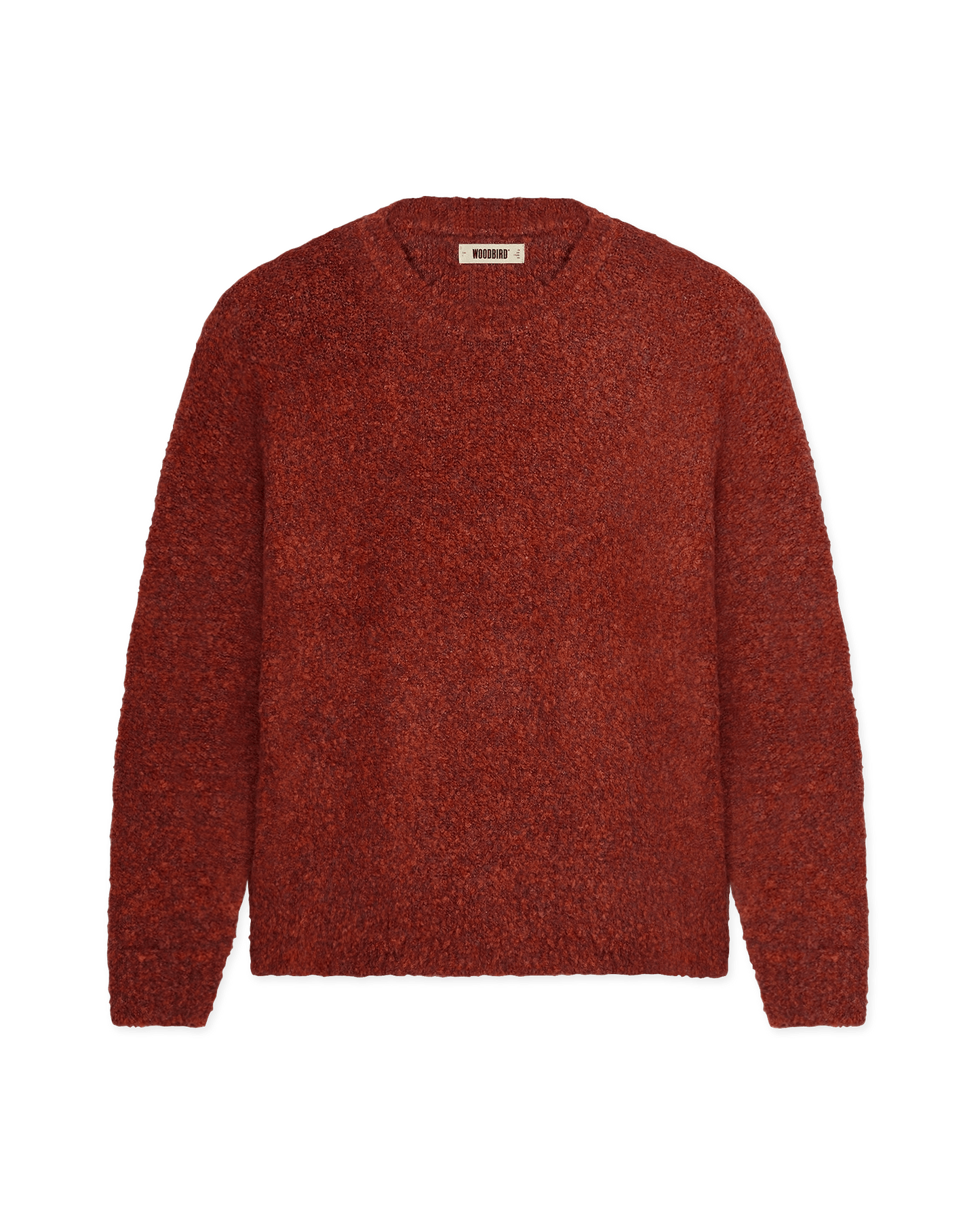 Woodbird WBKurt Loop Crew Knits Dark Red