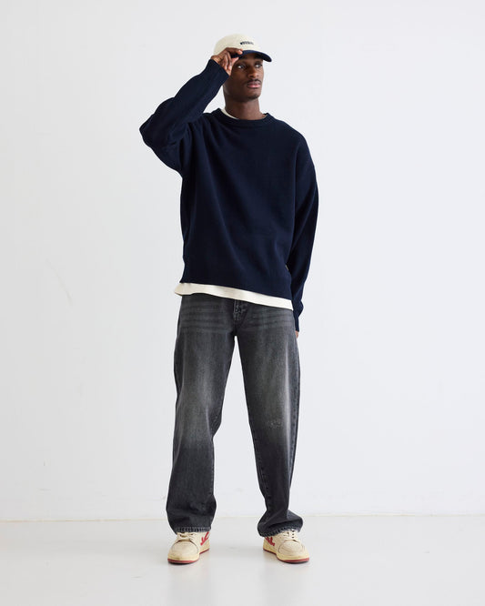 Woodbird WBKurt base Knit Knits Navy