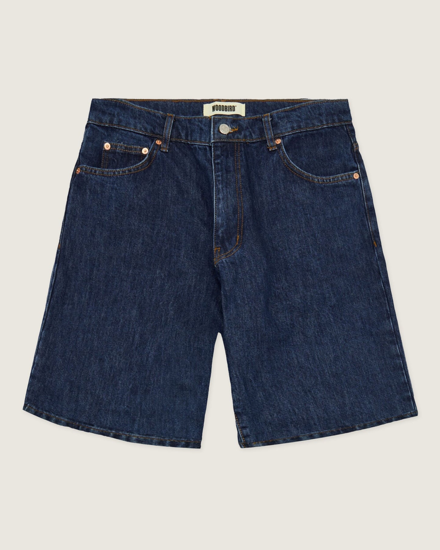 Woodbird WBLeroy 90's Rinse Shorts Shorts Dark Blue