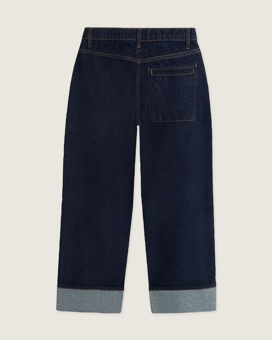 Woodbird Female WBNoel Fold Jeans Pants Raw Blue