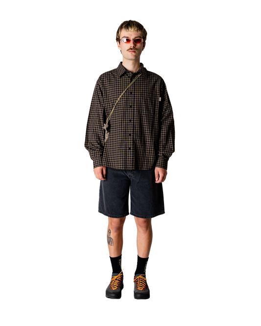 Woodbird WBRami Crow Shorts Shorts Black Vintage