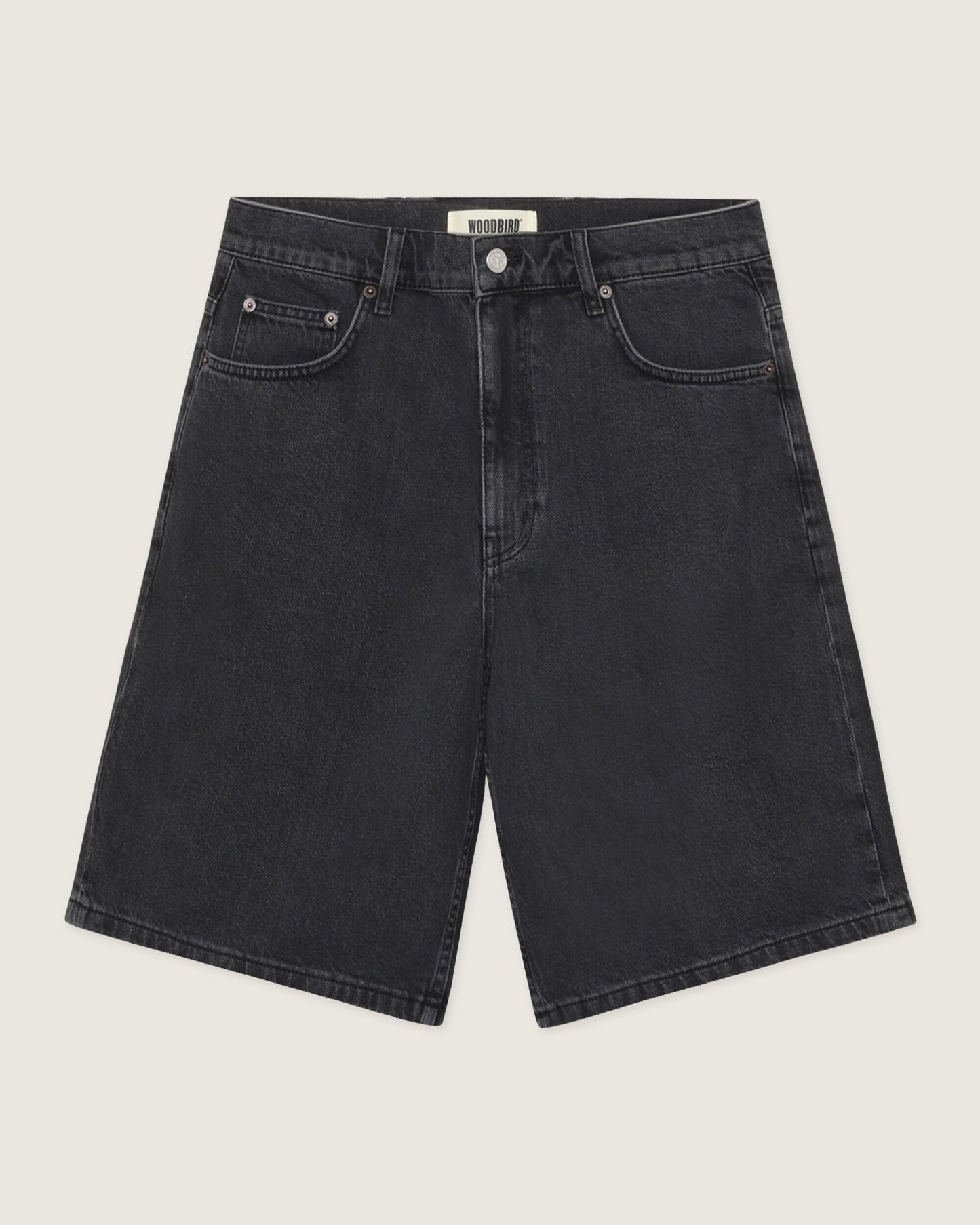 Woodbird WBRami Crow Shorts Shorts Black Vintage