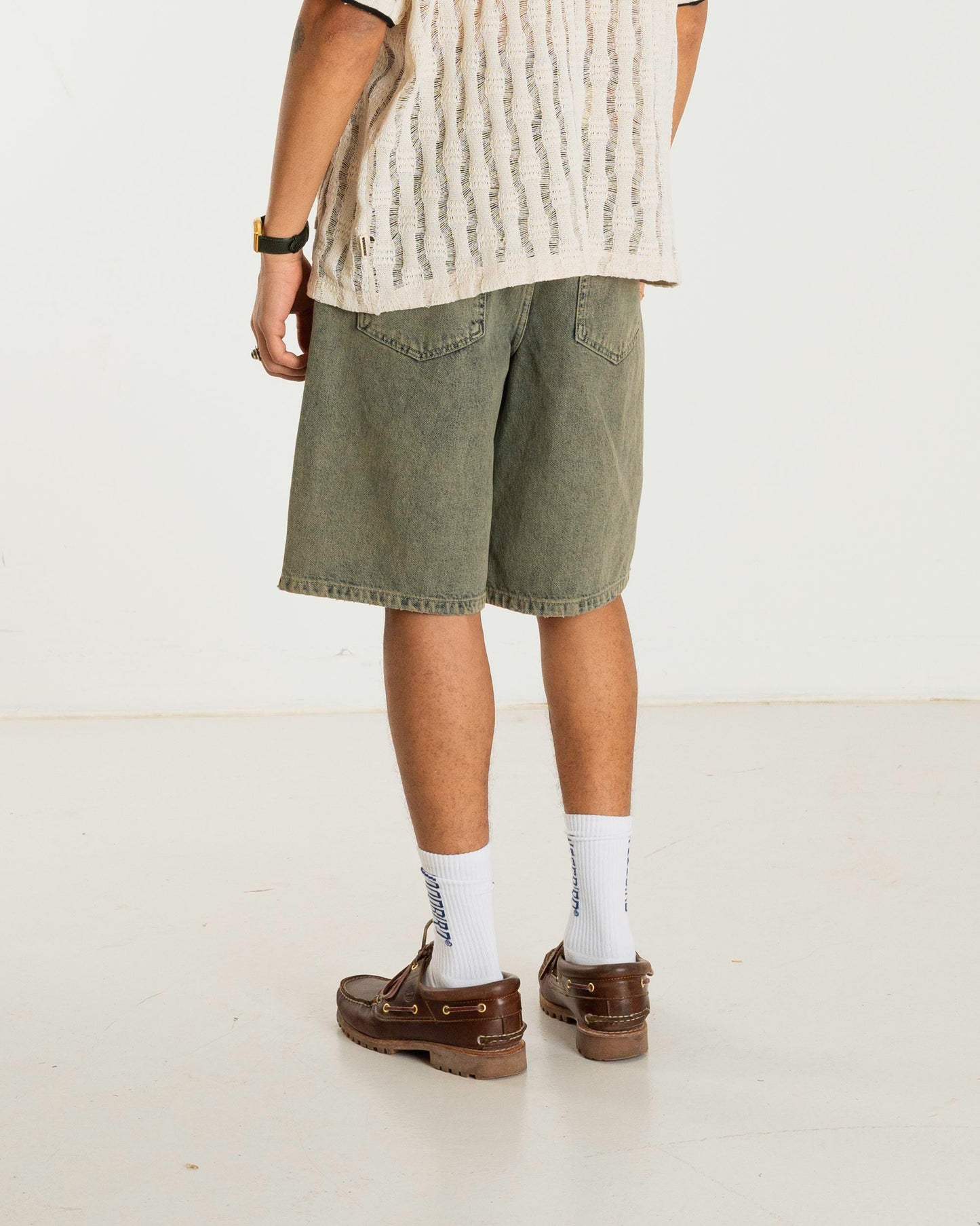 Woodbird WBRami Dirt Shorts Shorts Dark Green