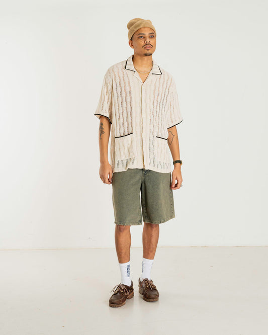 Woodbird WBSunny Granny Shirt Shirts Off White