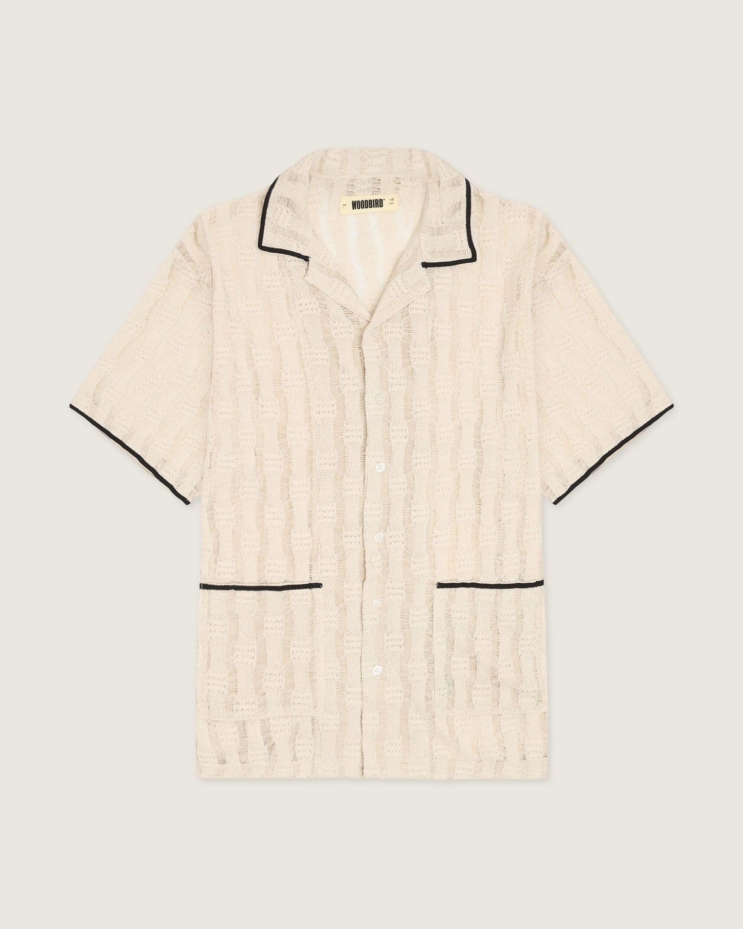 Woodbird WBSunny Granny Shirt Shirts Off White