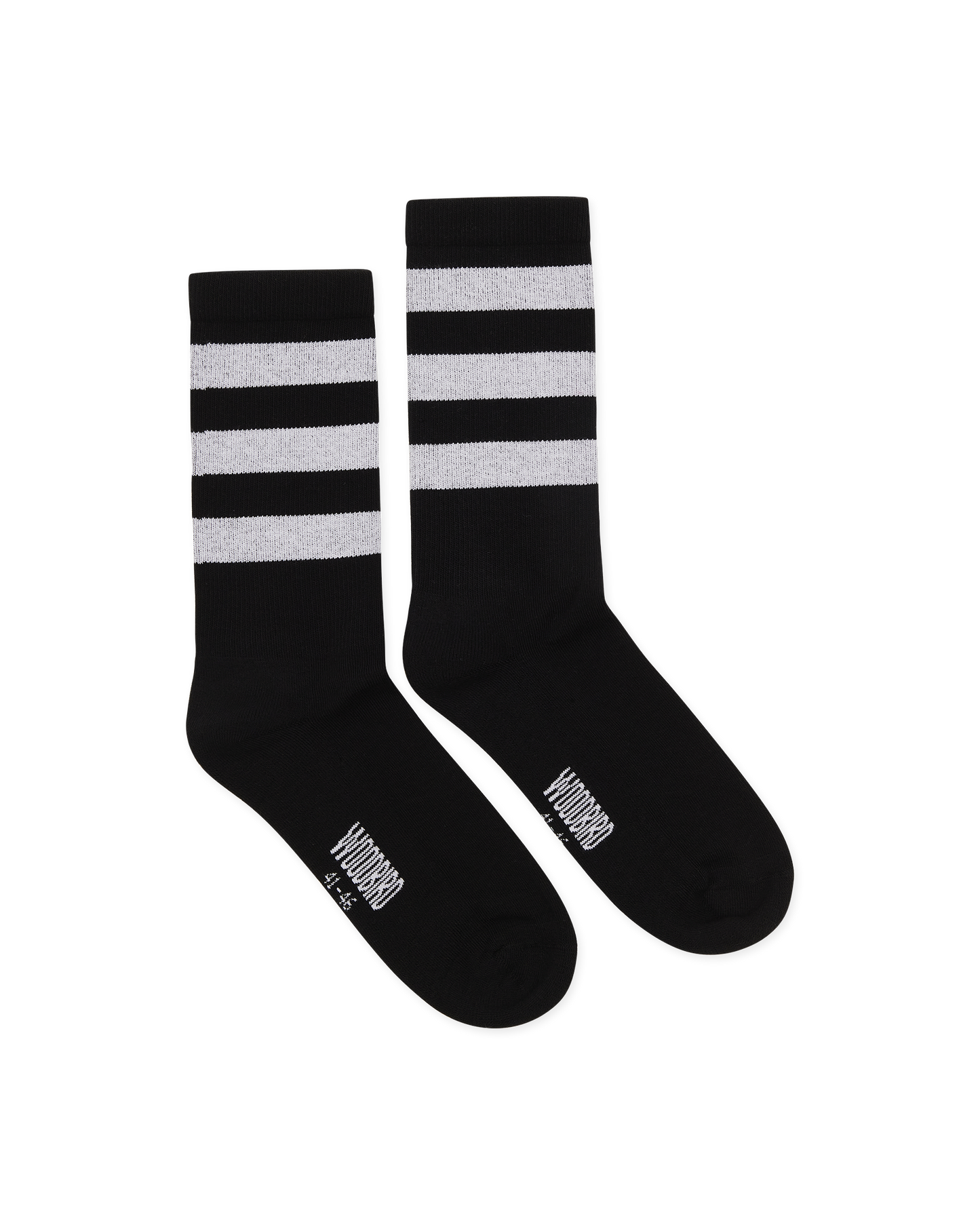 Woodbird WBTennis Socks 2 pack Accessories Black-White