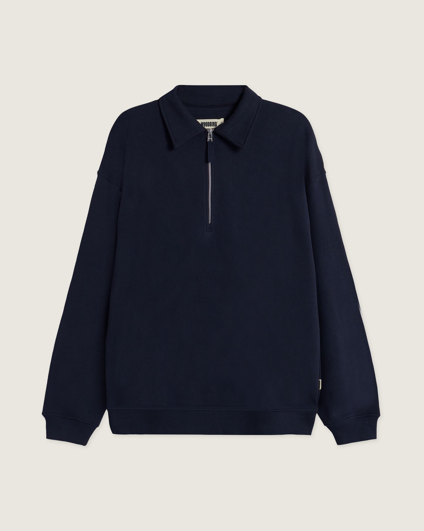 Woodbird WBTom Zip Polo Sweats Navy