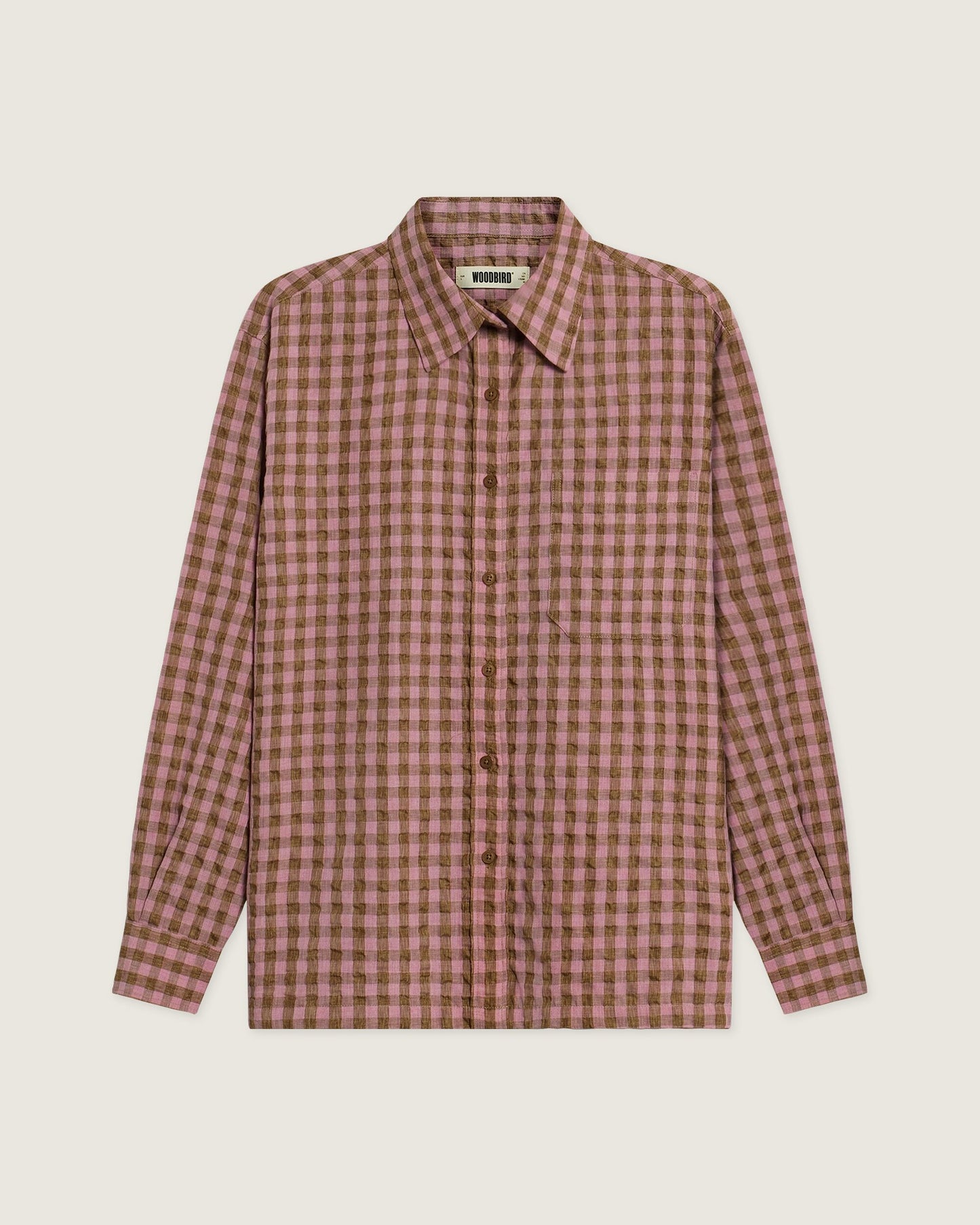Woodbird Female WBWun Check Shirt Shirts Pink