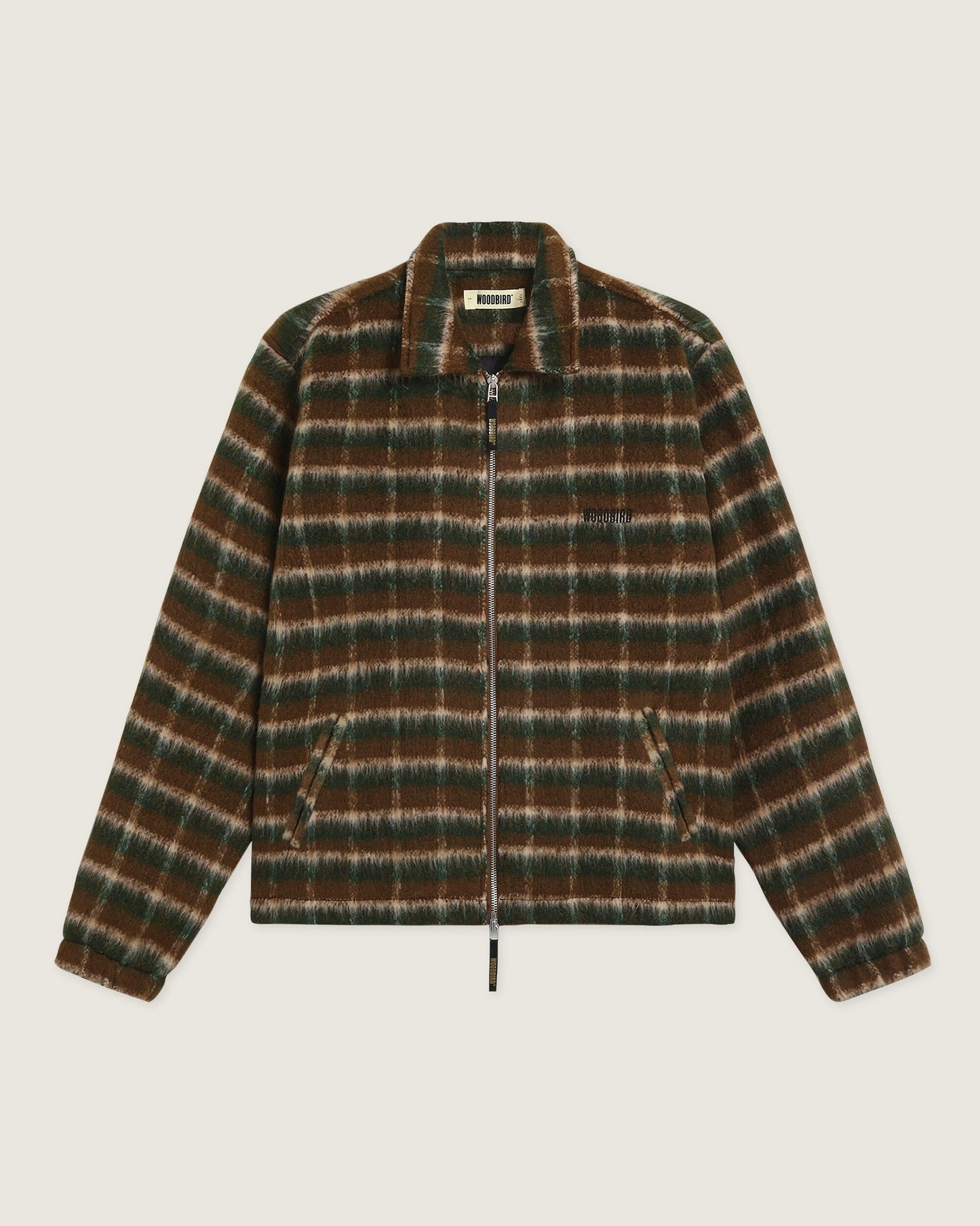 Woodbird WBYouth Fuzzy Jacket Jackets Dark Green