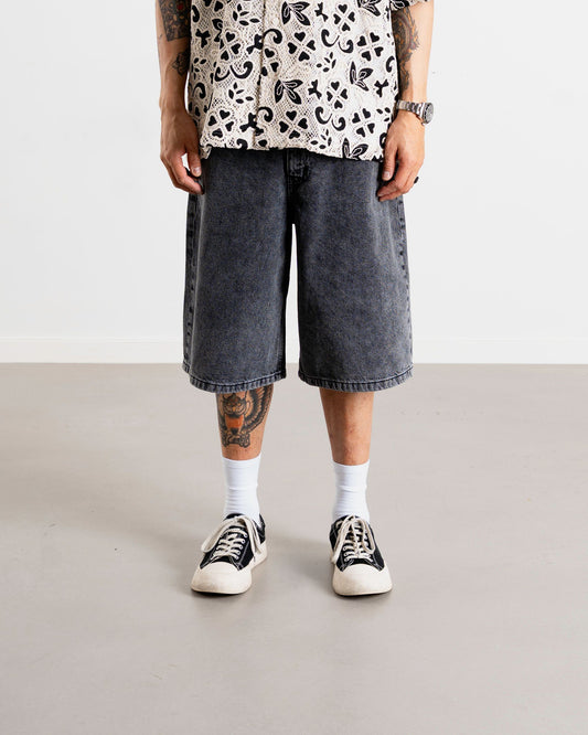 Woodbird WBYuto Thunblack Shorts Shorts Dark Grey