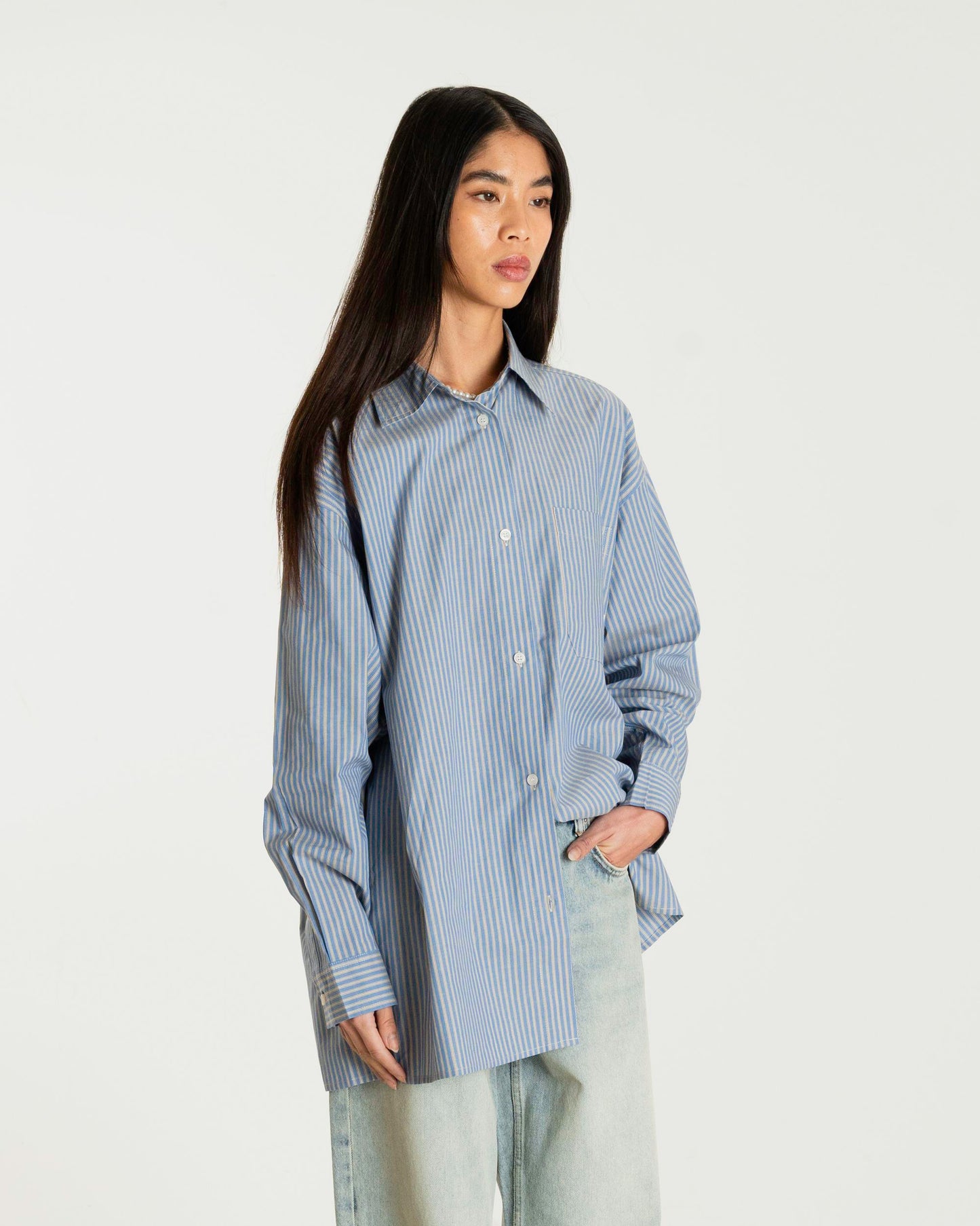 Woodbird Female WBZimo Stripped Shirt Shirts Sand