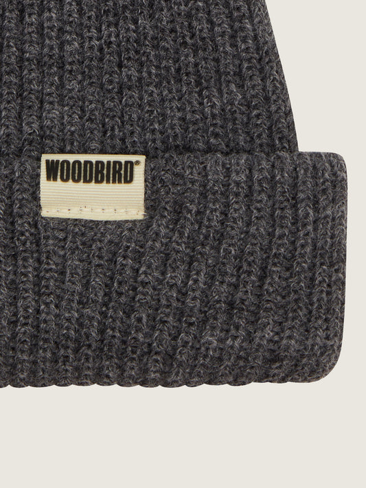 Woodbird WBYeta Sport Beanie Accessories Grey Melange