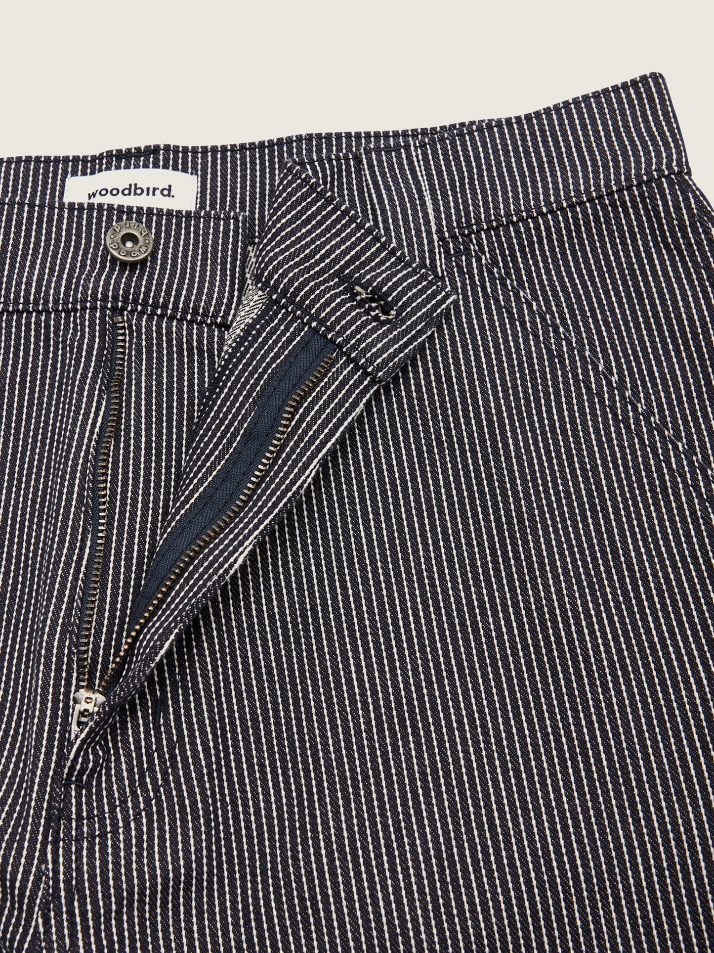 Woodbird Female Dizzon Pin Pant Jeans Navy-White