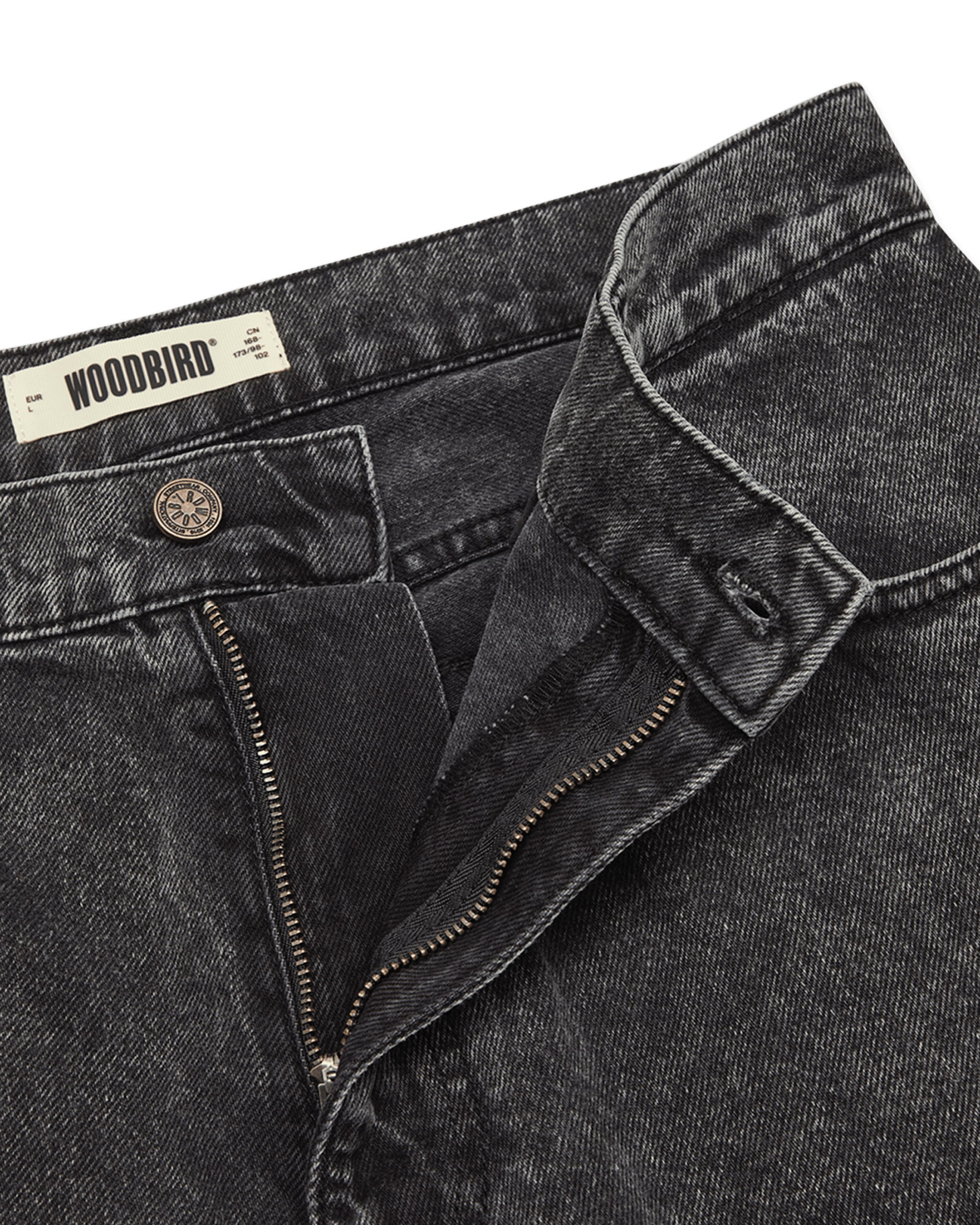 Woodbird Leroy Thun Black Jeans Jeans Dark Grey