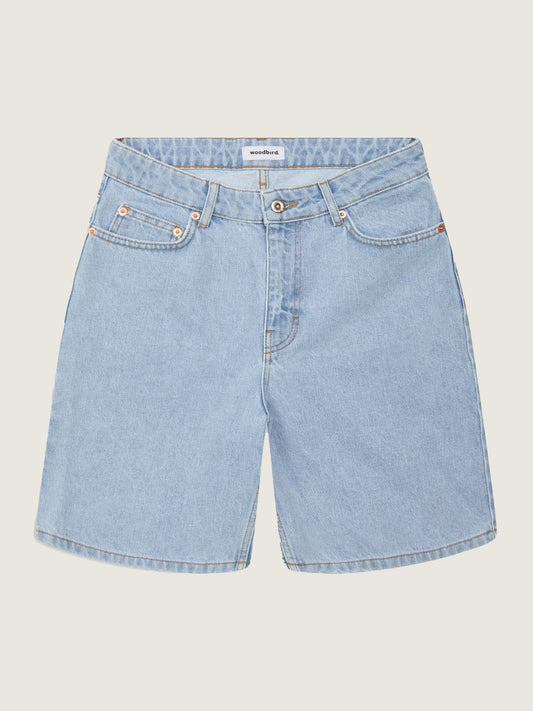 Woodbird Female Maggie Brando Shorts Shorts 90s Blue