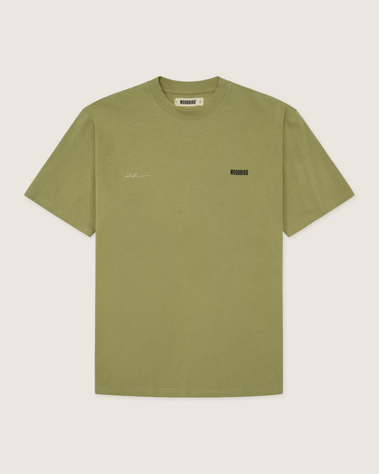 Woodbird WBBaine 8410 Tee T-Shirts Sage Green