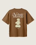 WBBaine Balance tee - Dark Brown