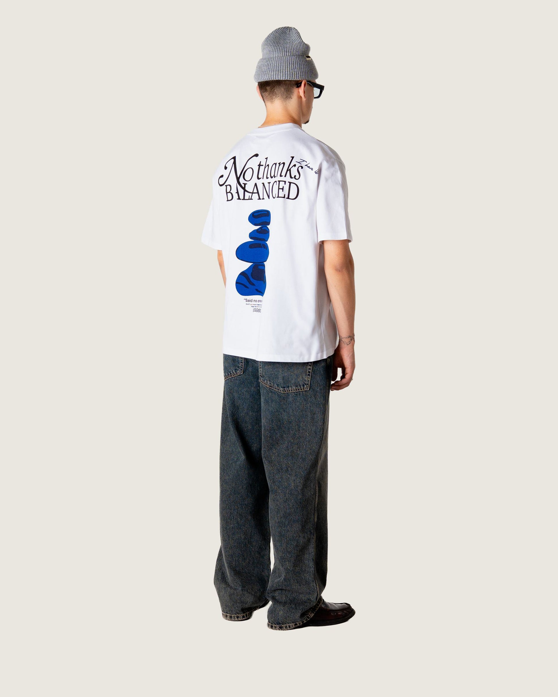 Woodbird WBBaine Balance tee T-Shirts White