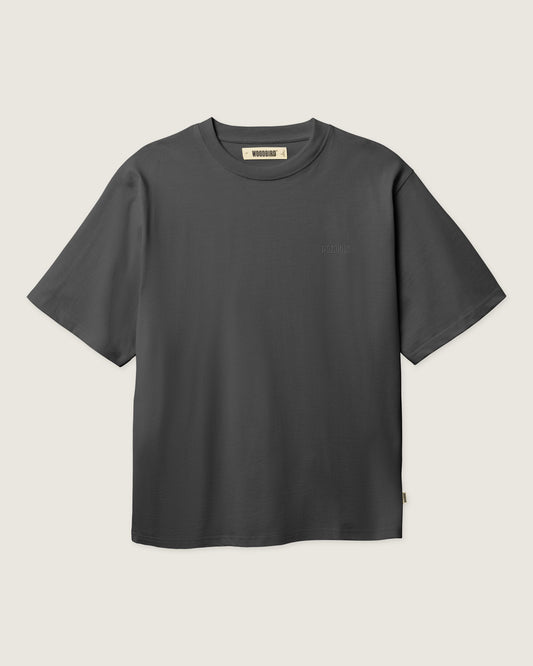Woodbird WBBaine Base tee T-Shirts Asphalt