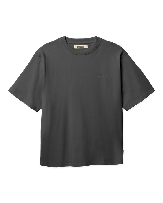 Woodbird WBBaine Base tee T-Shirts Asphalt