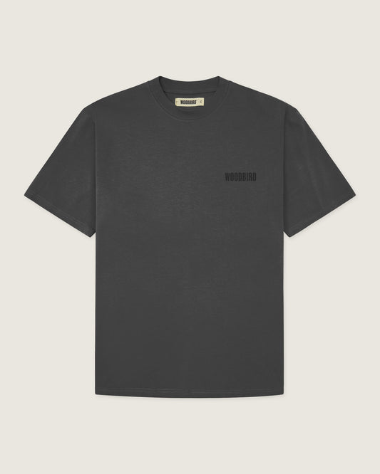 Woodbird WBBaine Base tee T-Shirts Asphalt