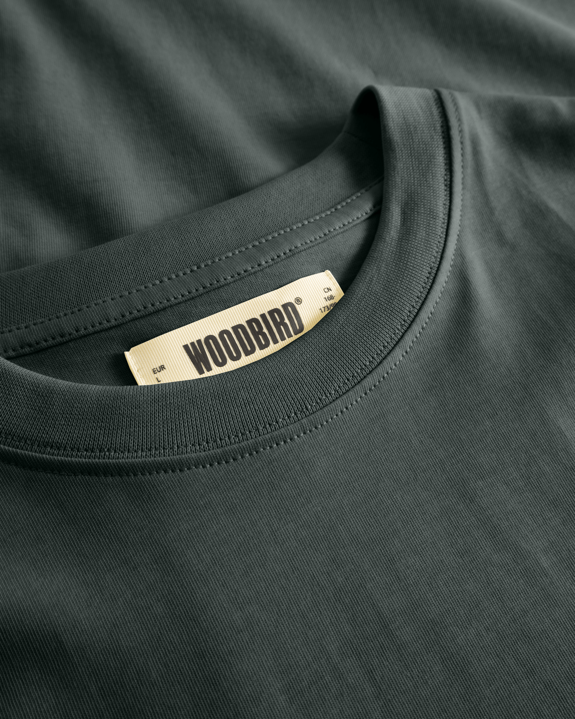 Woodbird WBBaine Base tee T-Shirts Forrest Green