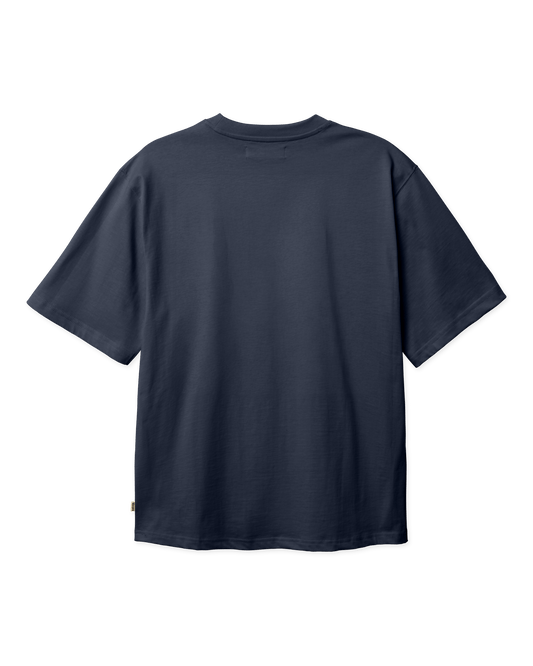 Woodbird WBBaine Base tee T-Shirts Navy