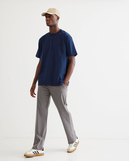 Woodbird WBBaine Base tee T-Shirts Navy