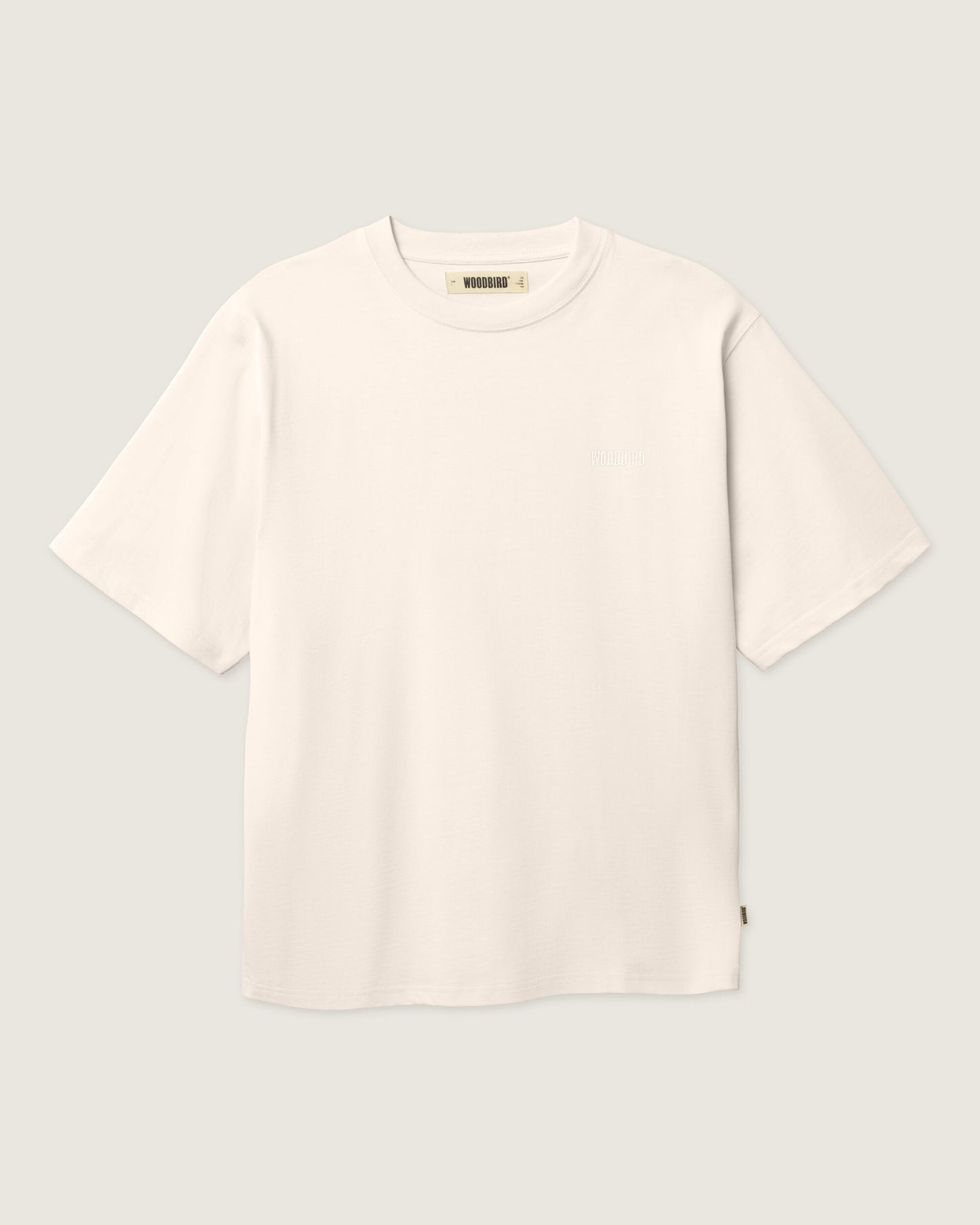 Woodbird WBBaine Base tee T-Shirts Off White