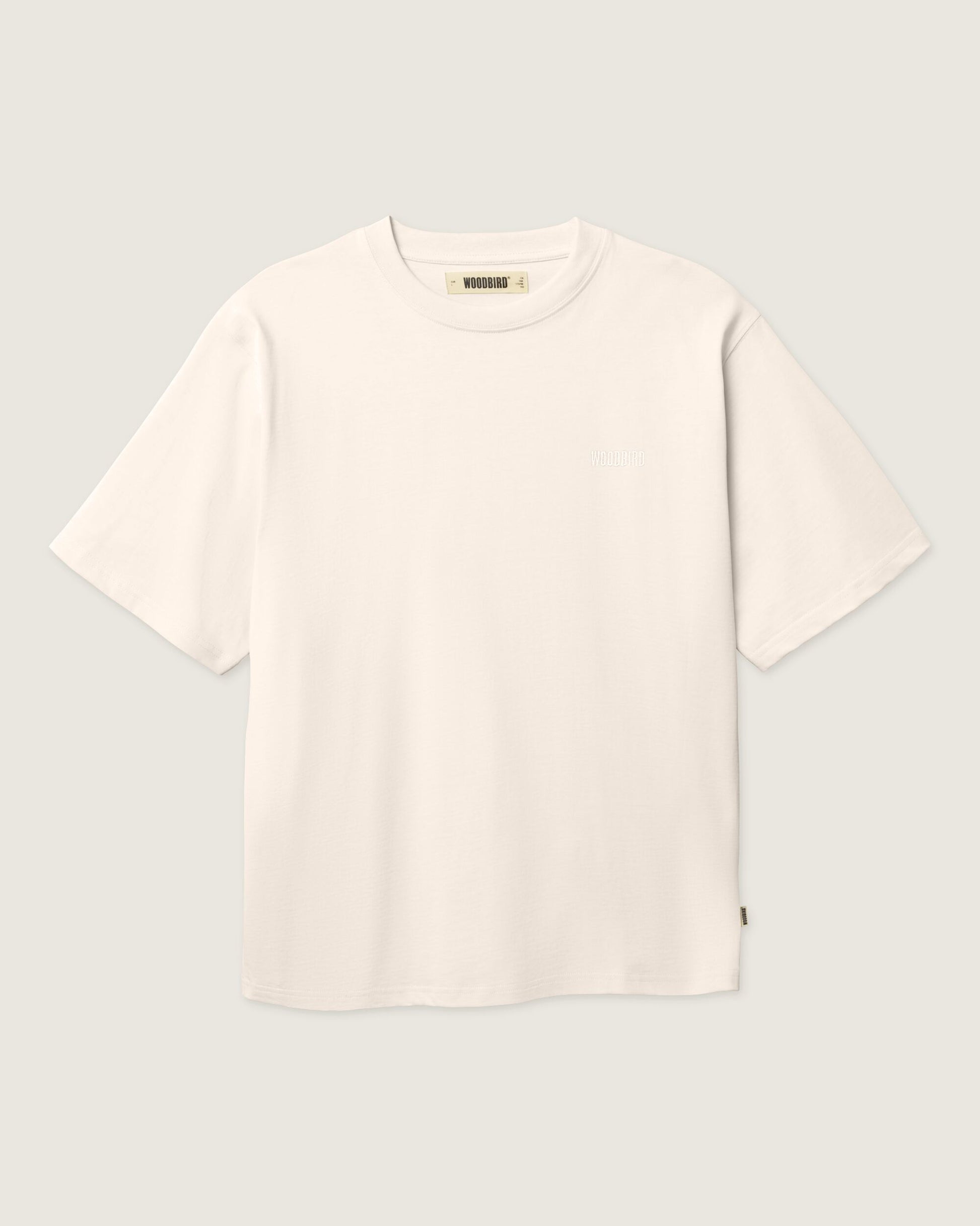 Woodbird WBBaine Base tee T-Shirts Off White