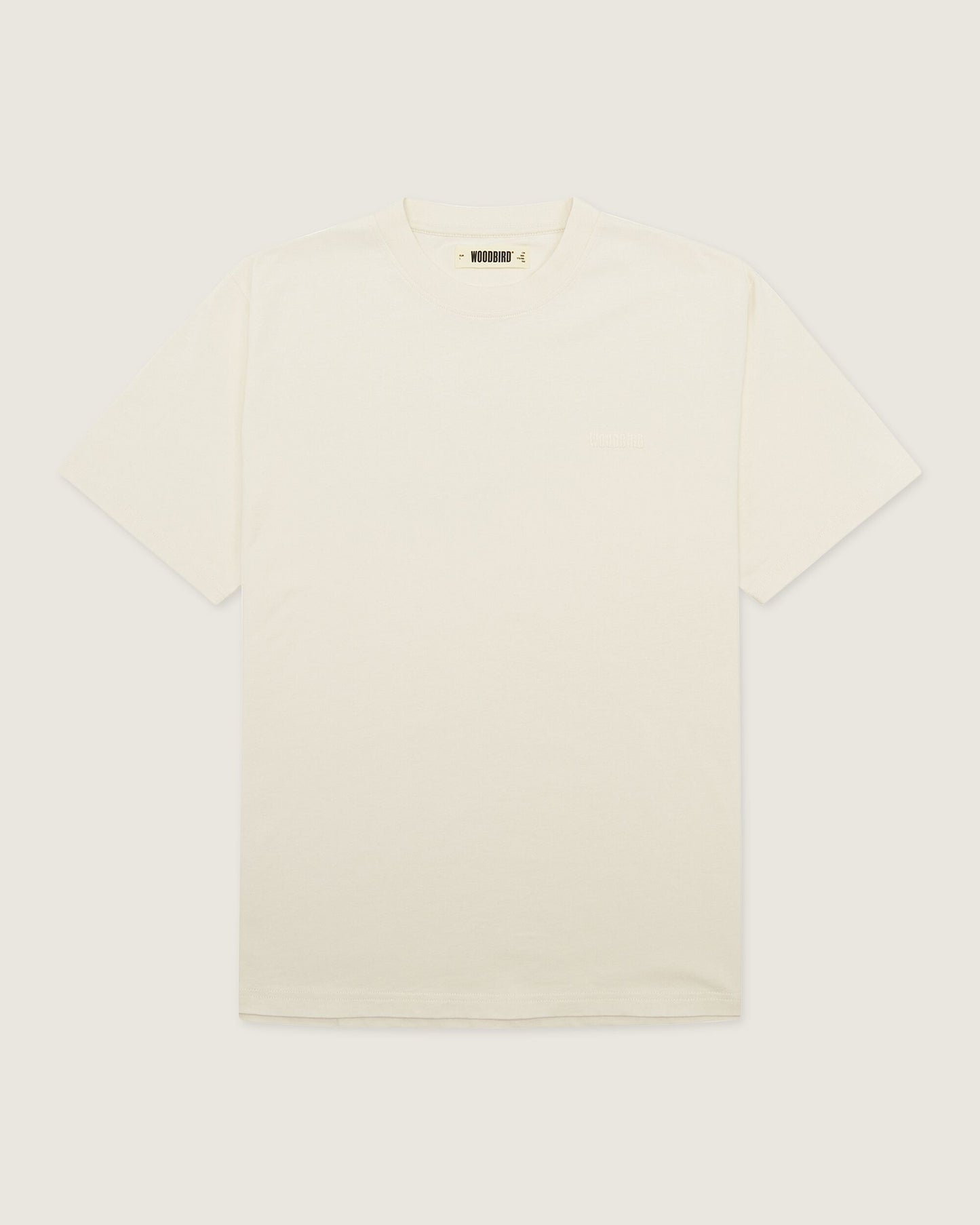 Woodbird WBBaine Base tee T-Shirts Off White