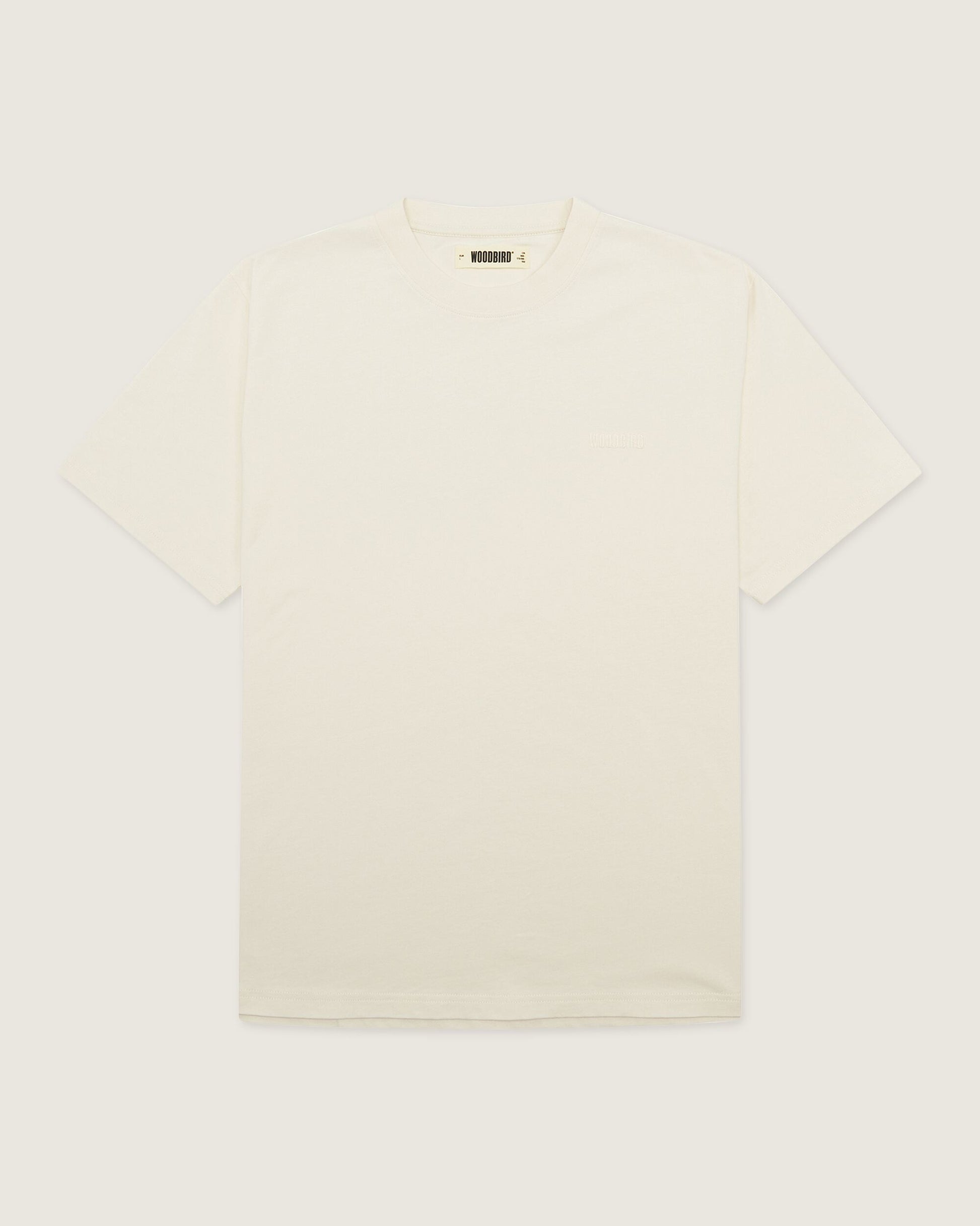 Woodbird WBBaine Base tee T-Shirts Off White