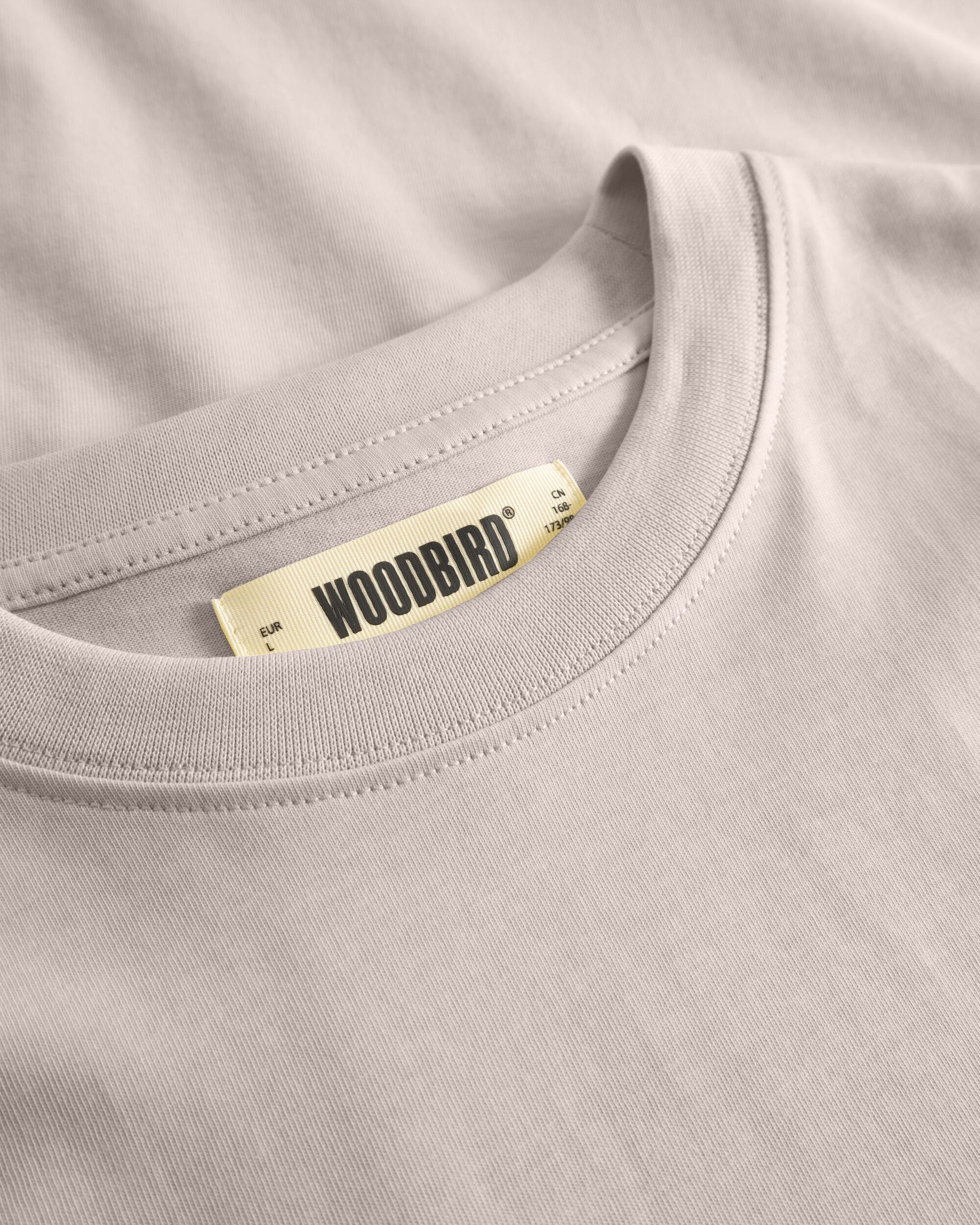 Woodbird WBBaine Base tee T-Shirts Stone