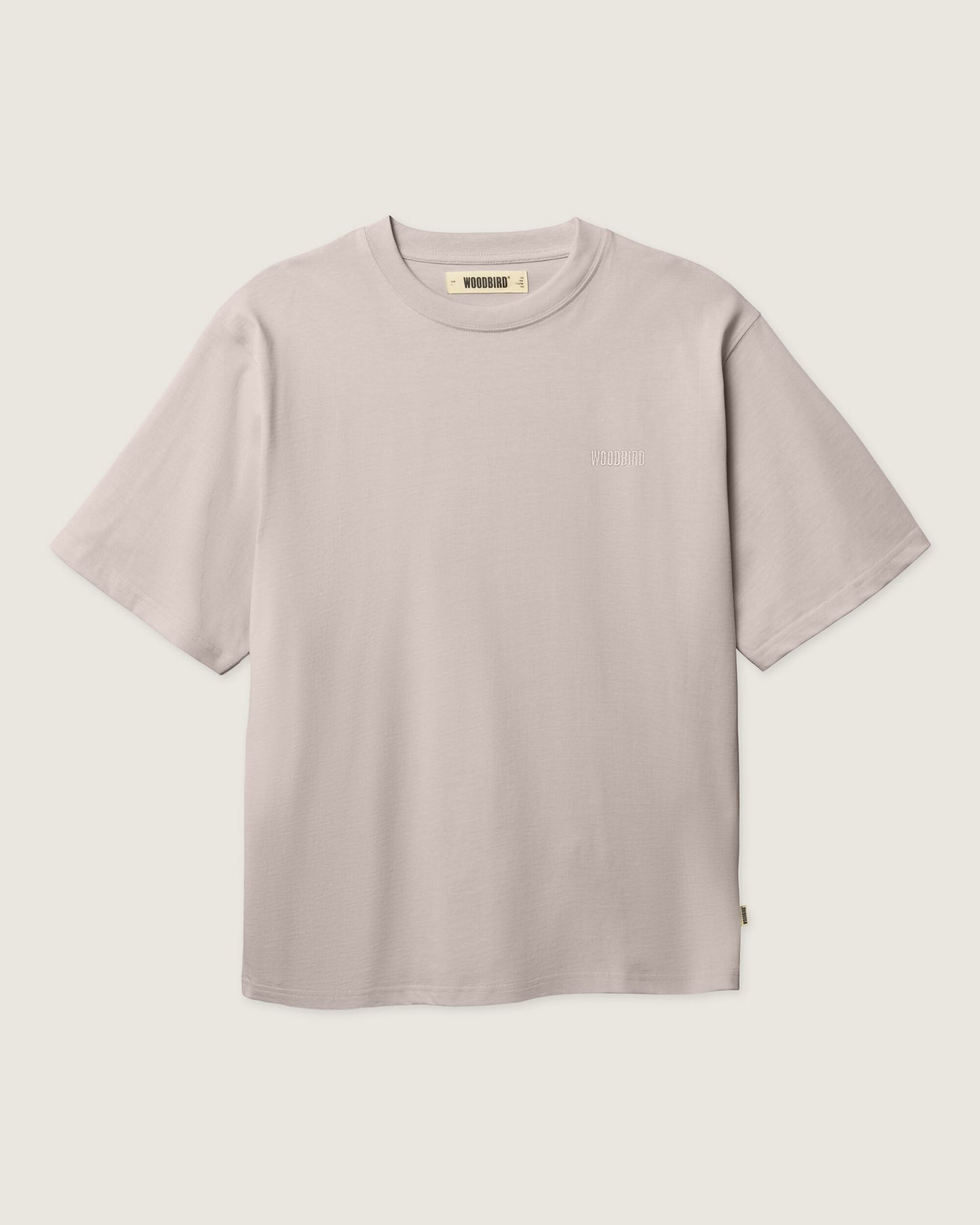 Woodbird WBBaine Base tee T-Shirts Stone