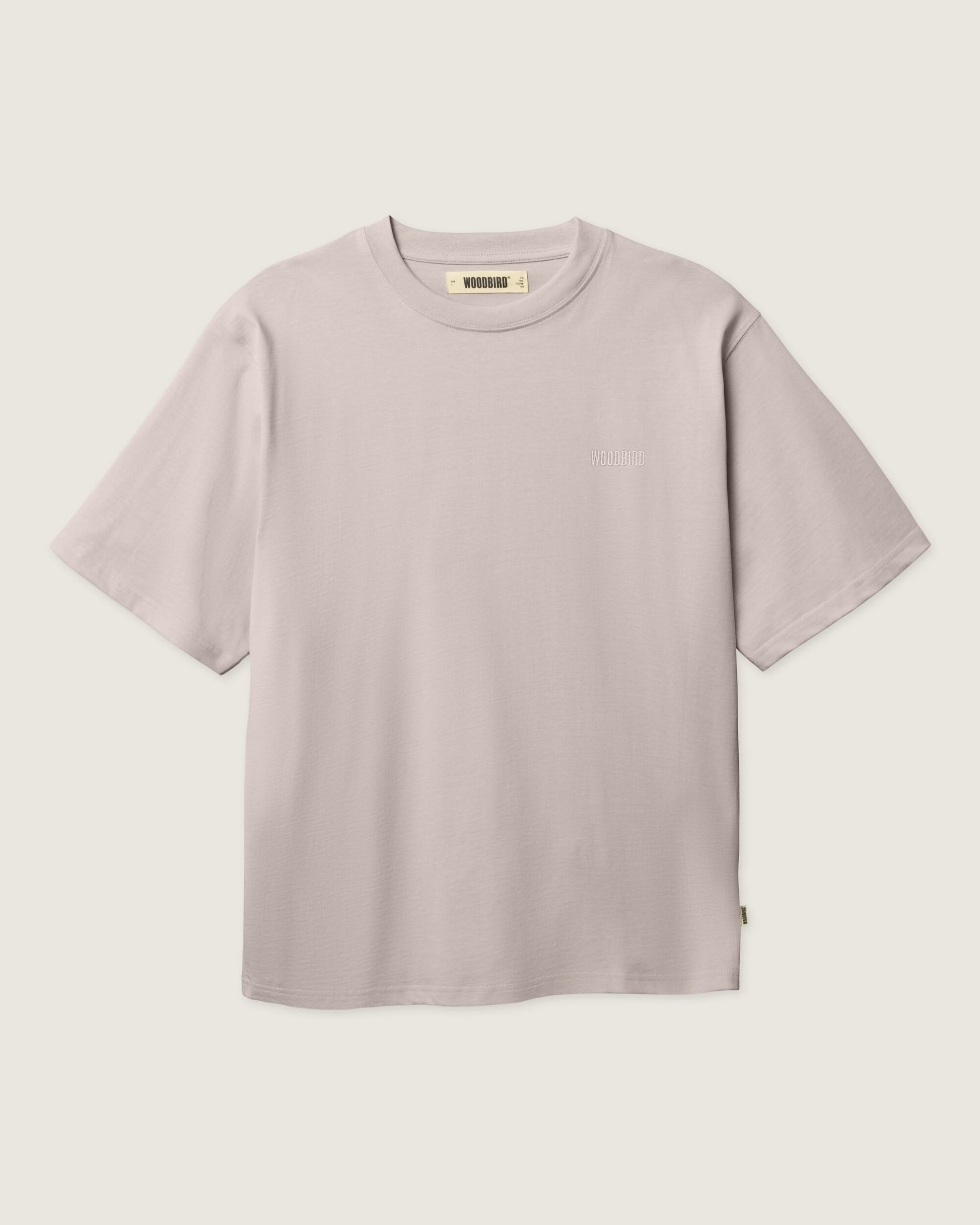 Woodbird WBBaine Base tee T-Shirts Stone