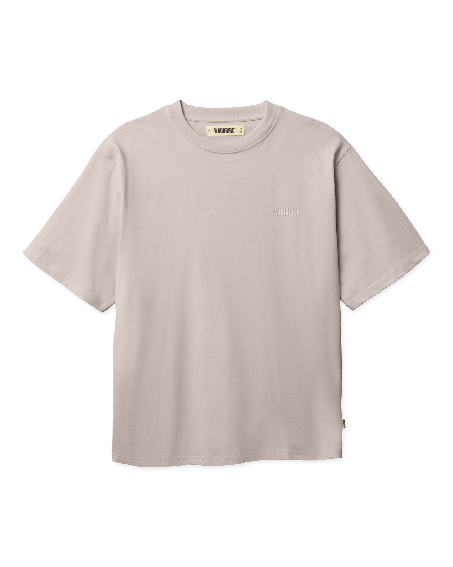 Woodbird WBBaine Base tee T-Shirts Stone