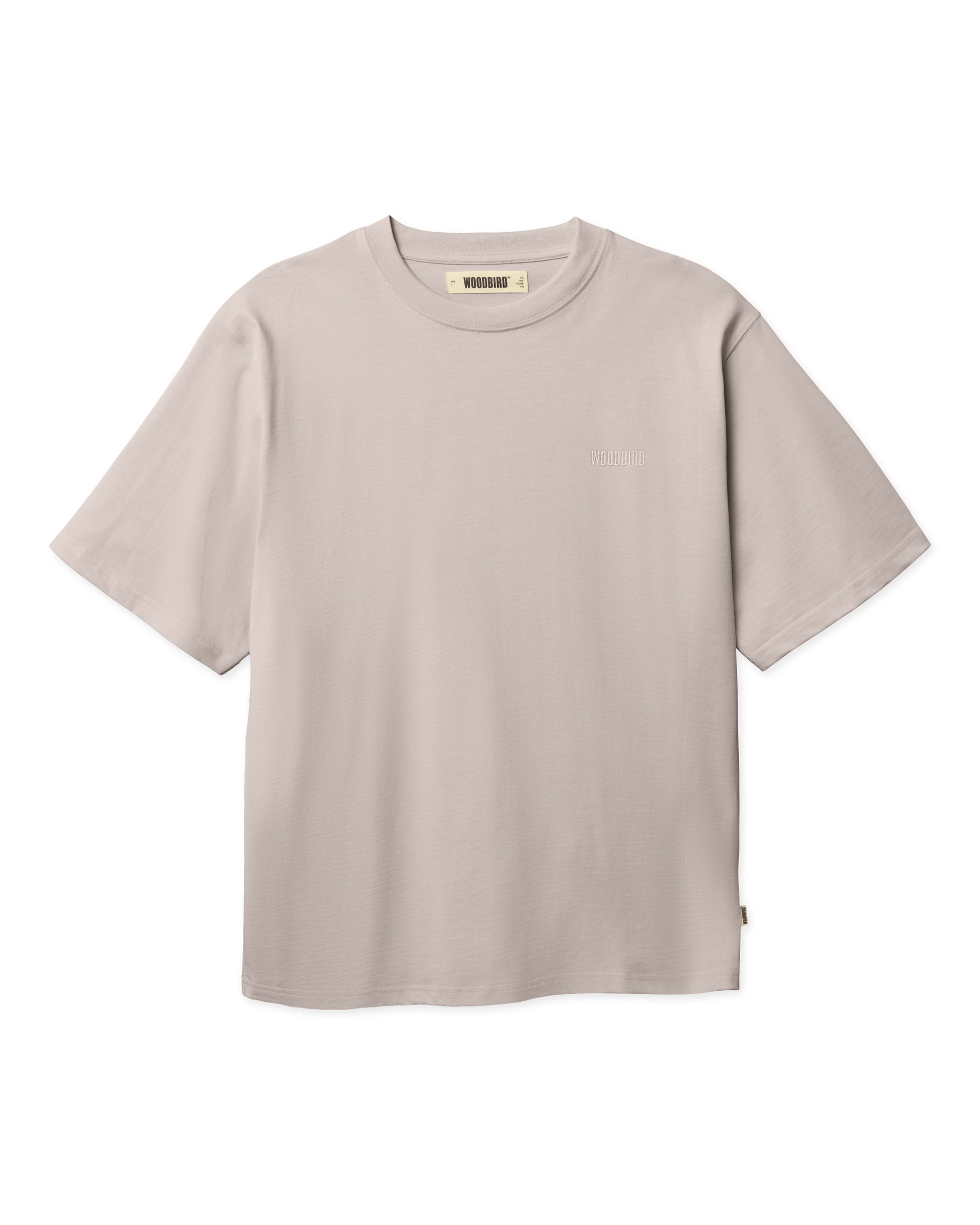 Woodbird WBBaine Base tee T-Shirts Stone