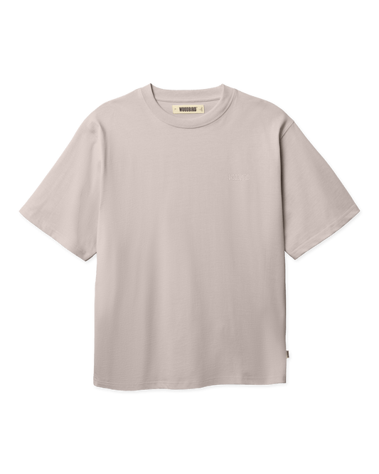 Woodbird WBBaine Base tee T-Shirts Stone