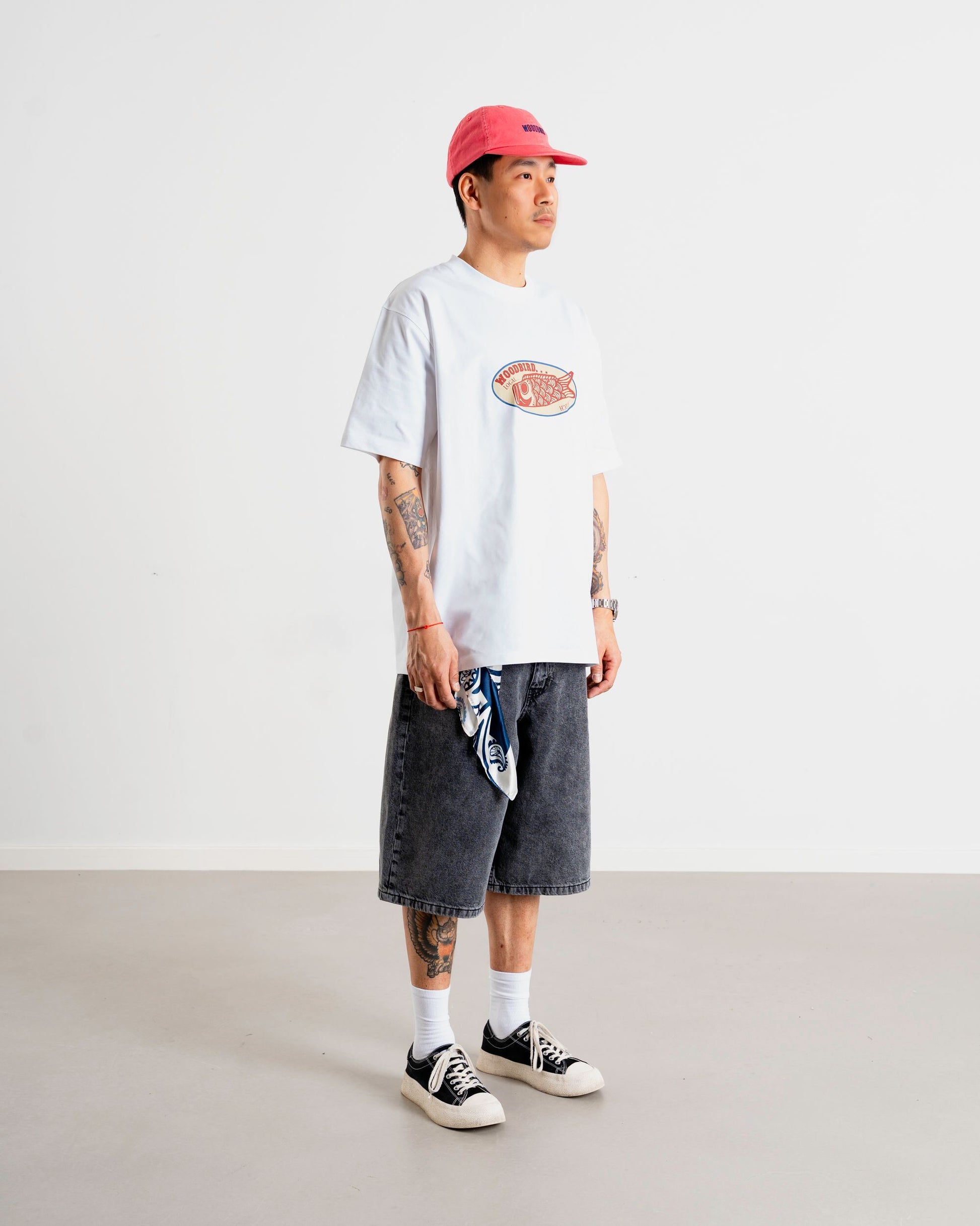 Woodbird WBBaine Catch Tee T-Shirts White