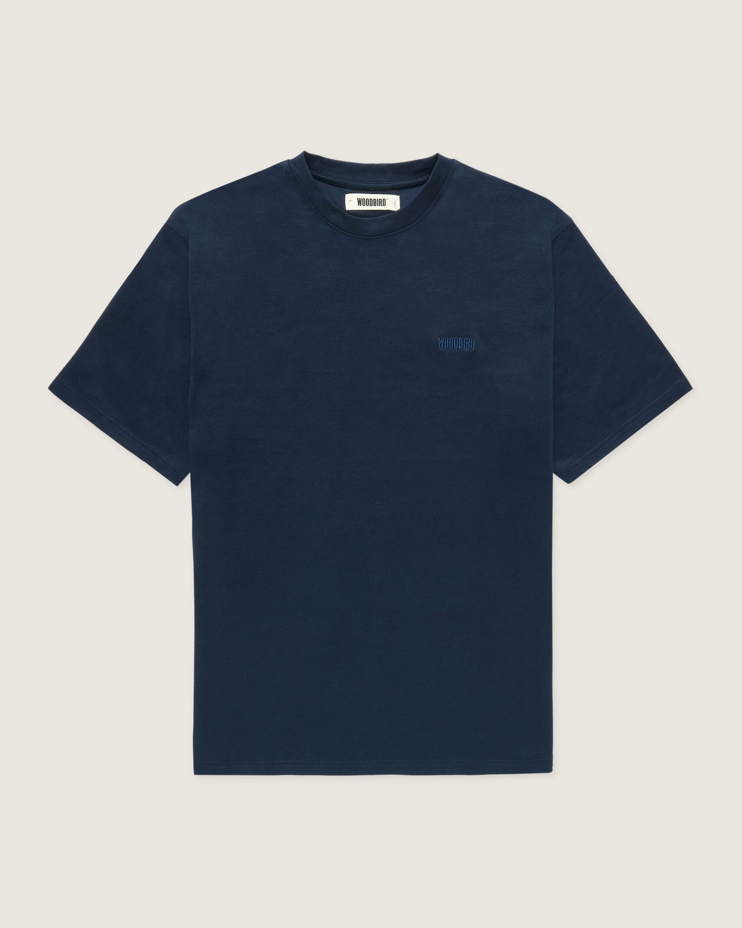 Woodbird WBBaine Cray Tee T-Shirts Navy