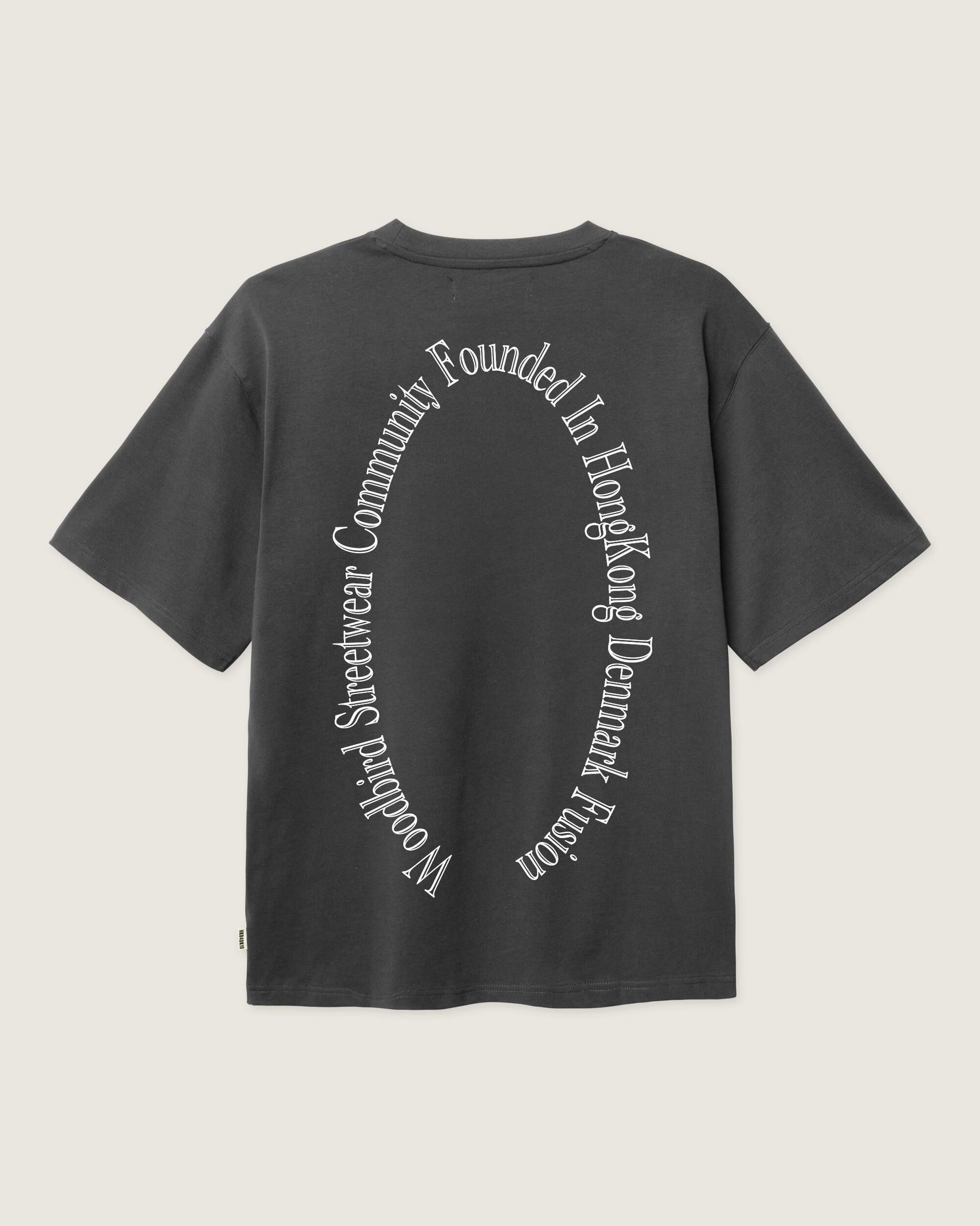 Woodbird WBBaine Founded Tee T-Shirts Asphalt