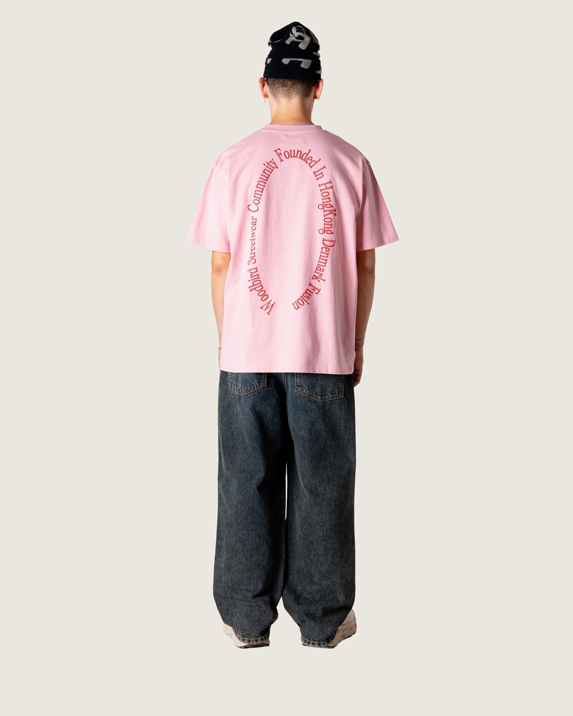 Woodbird WBBaine Founded Tee T-Shirts Dusty Rose