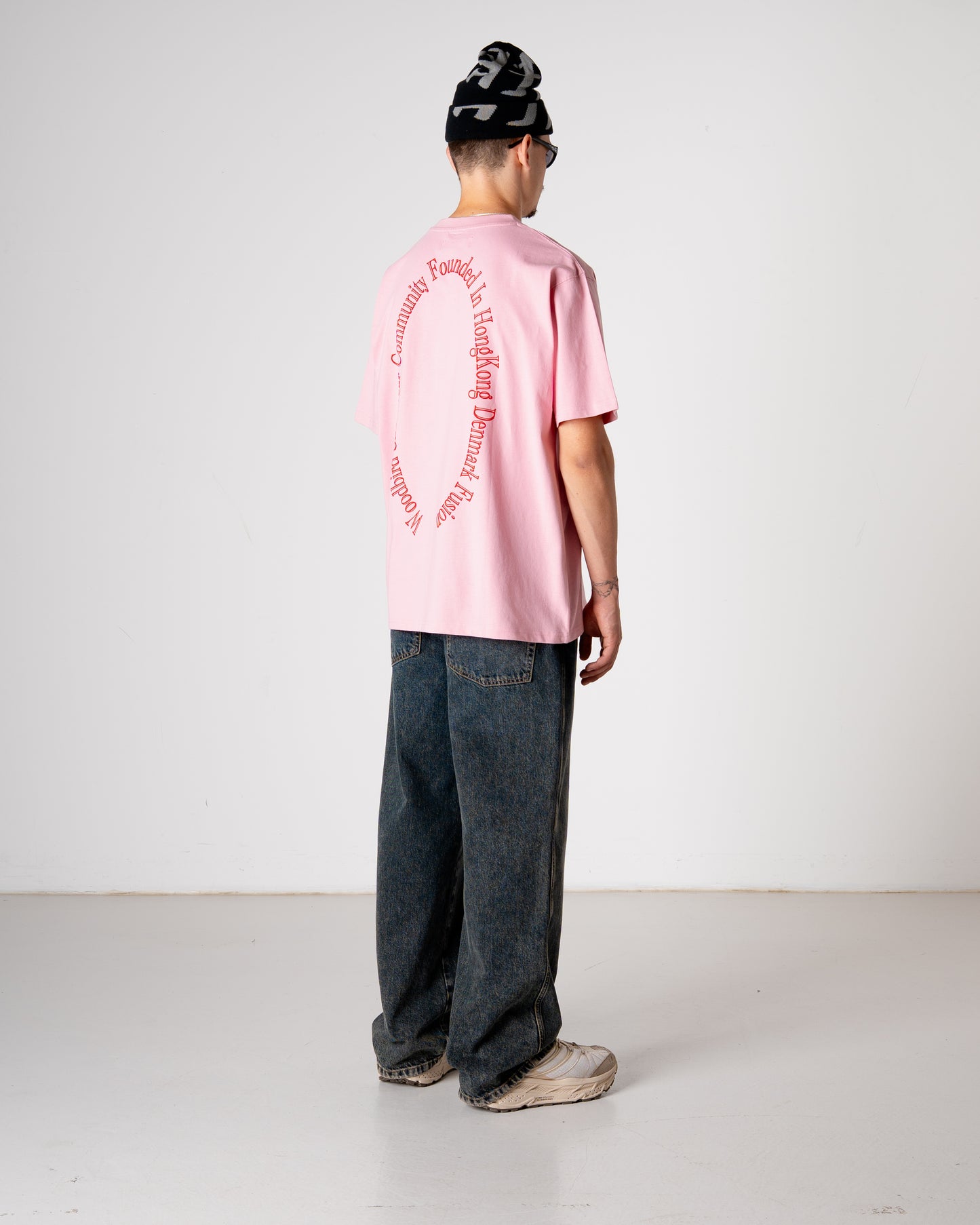 Woodbird WBBaine Founded Tee T-Shirts Dusty Rose
