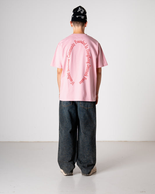 Woodbird WBBaine Founded Tee T-Shirts Dusty Rose