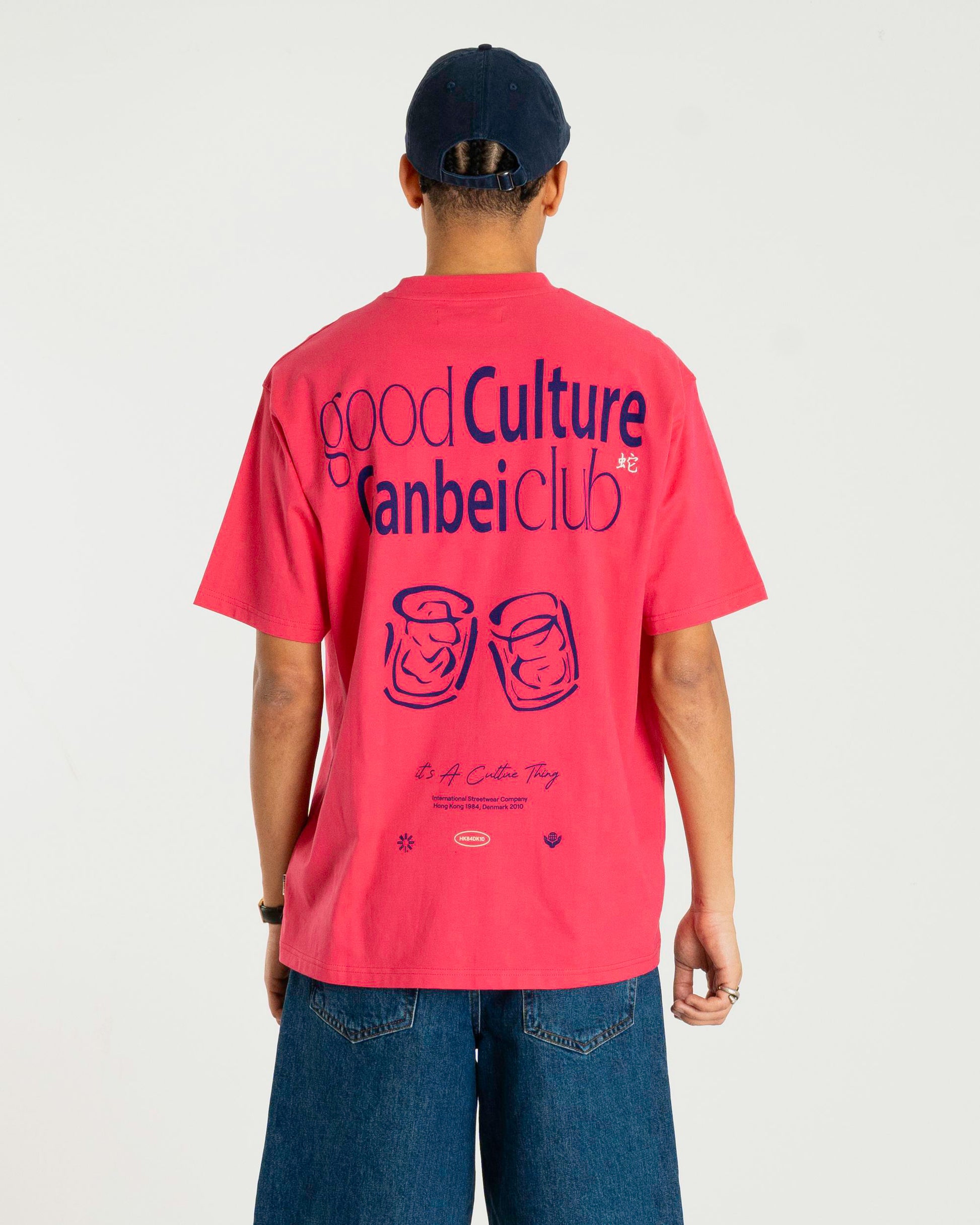 Woodbird WBBaine Ganbei Tee T-Shirts Pink