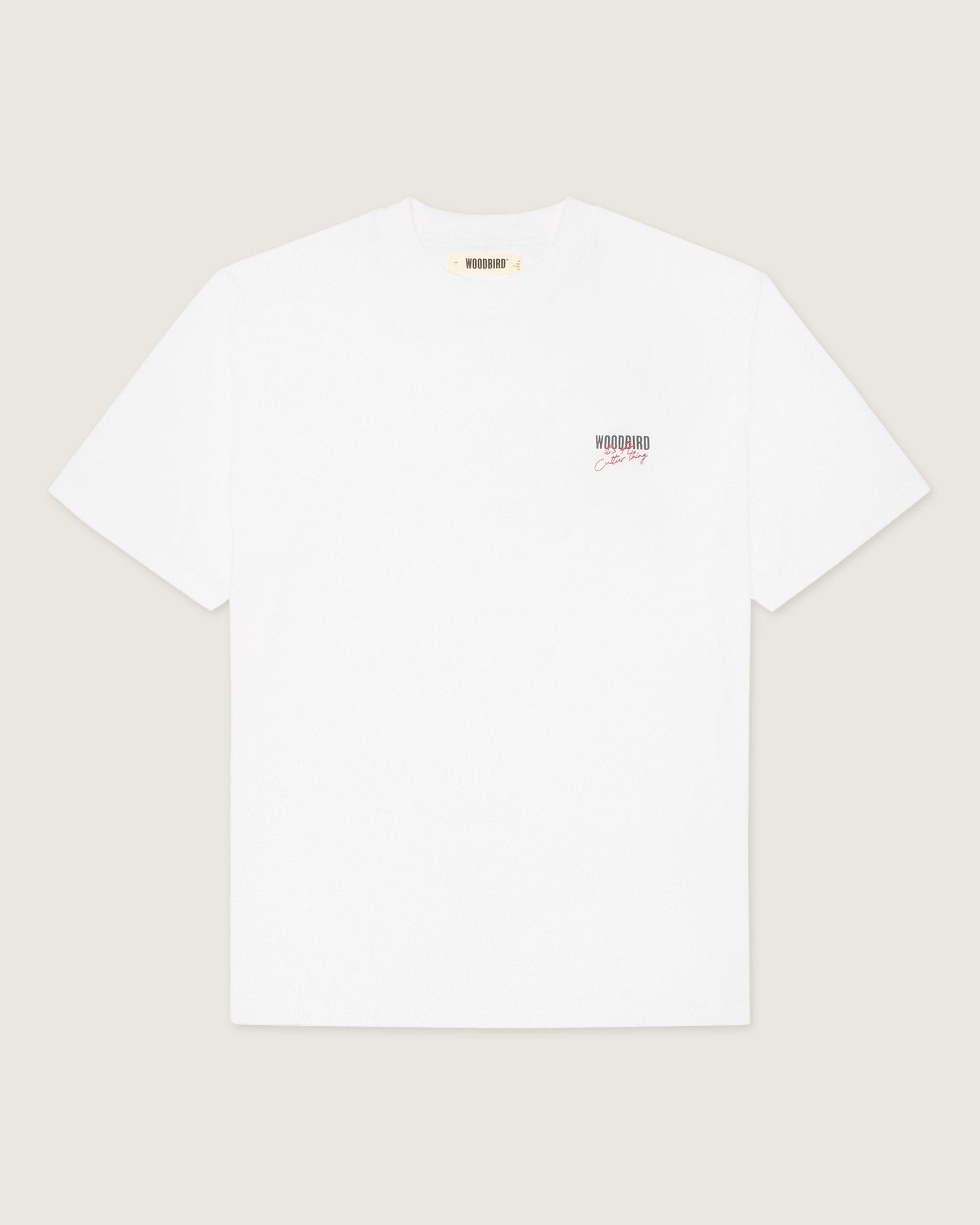 Woodbird WBBaine Ganbei Tee T-Shirts White