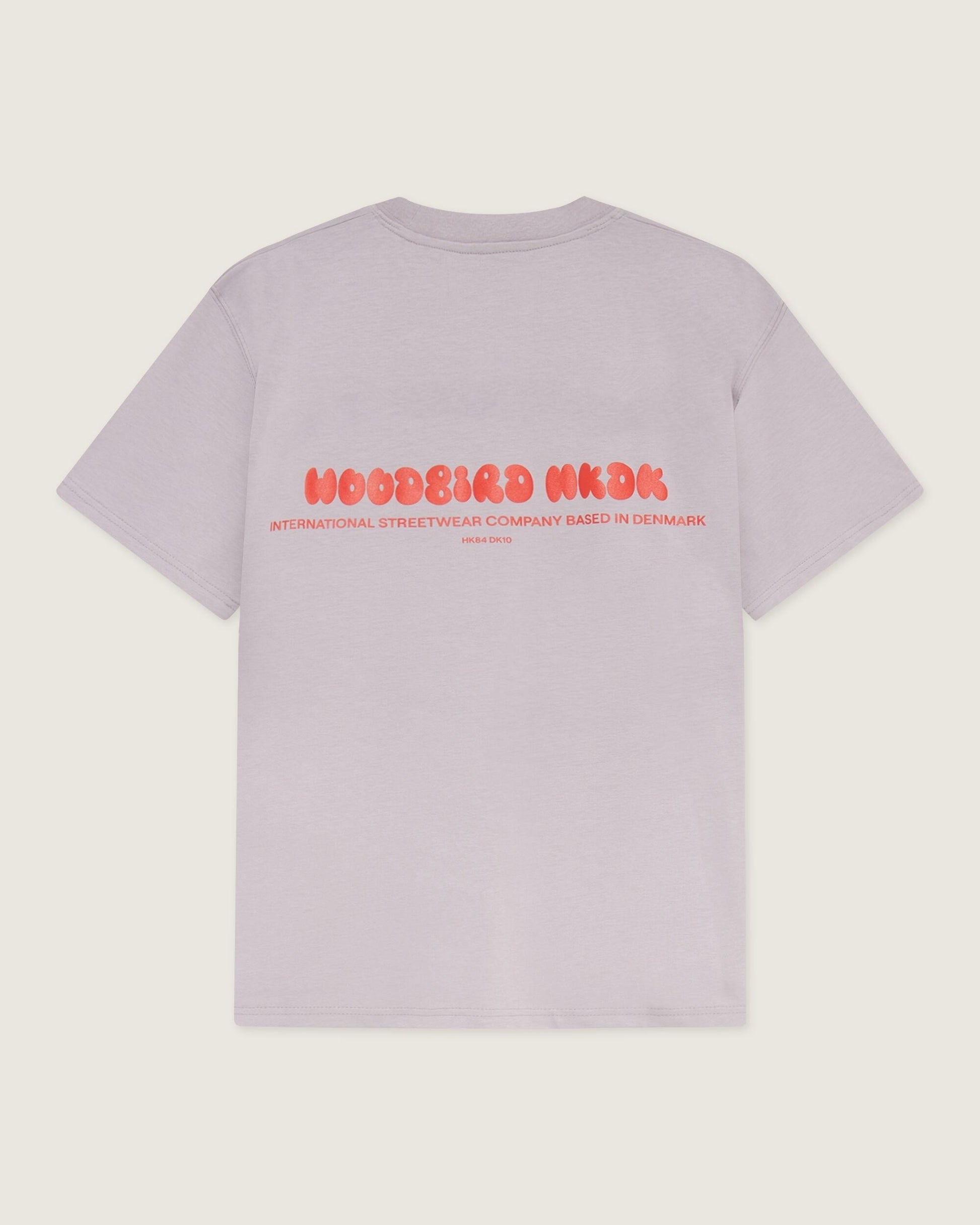 Woodbird WBBaine Intern Tee T-Shirts Grey-Purple