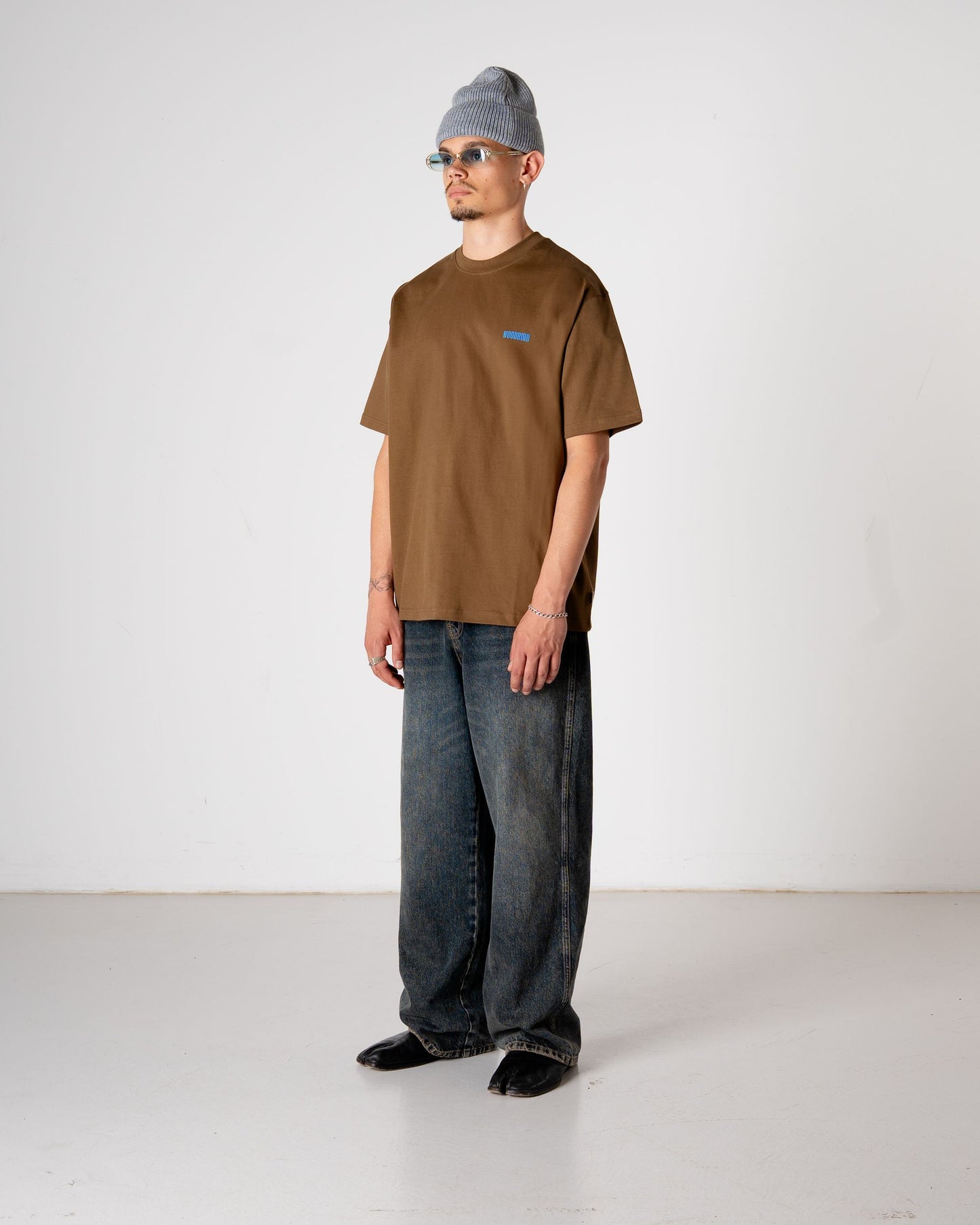 Woodbird WBBaine Koi Tee T-Shirts Dark Brown
