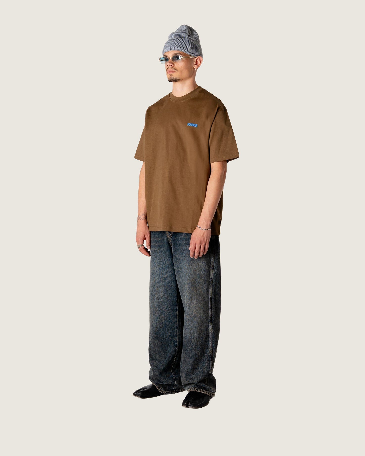 Woodbird WBBaine Koi Tee T-Shirts Dark Brown