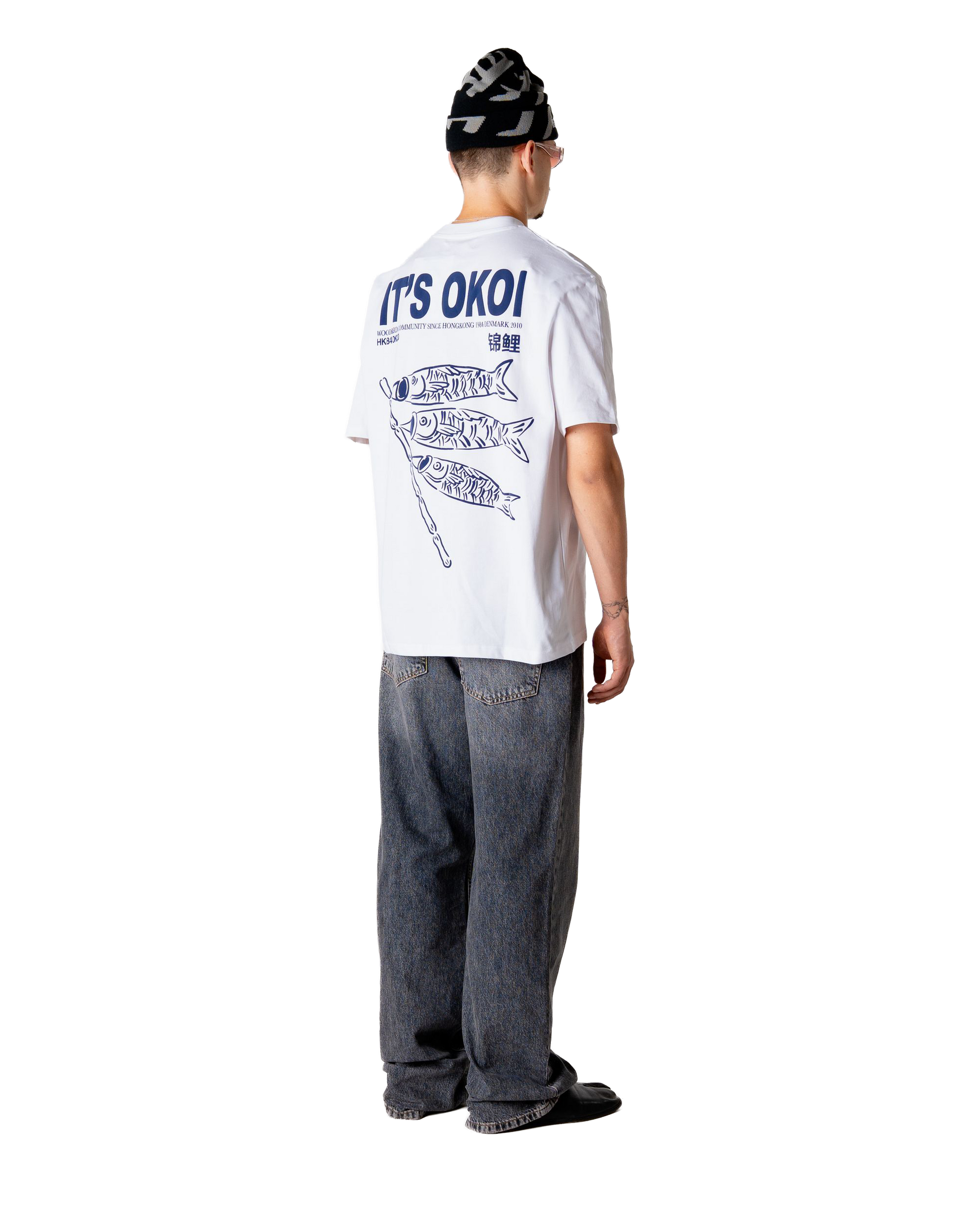 Woodbird WBBaine Koi Tee T-Shirts White